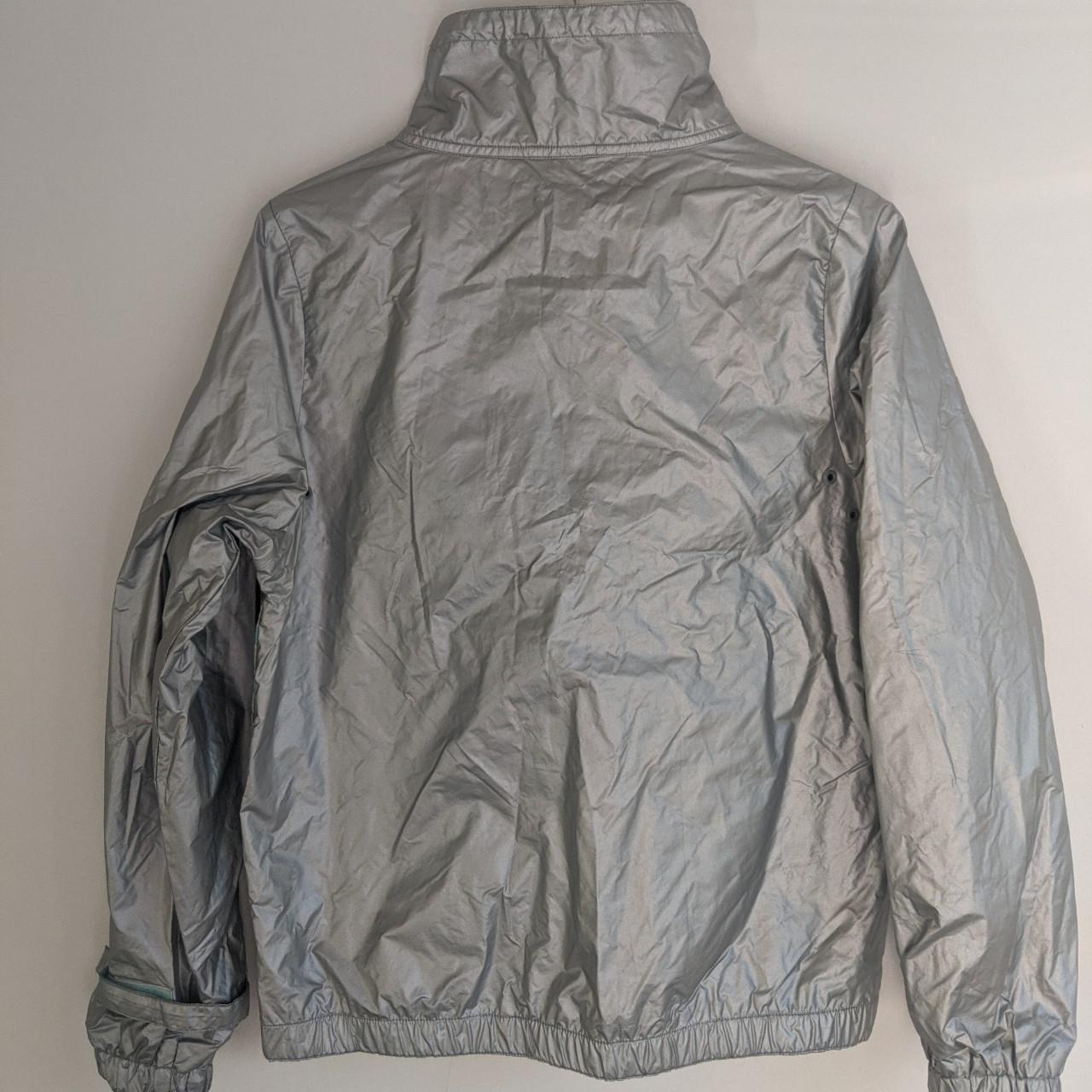 Adidas Windrunner in a crunchy silver and baby... - Depop