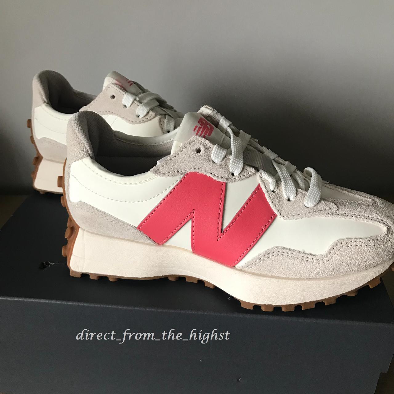 New Balance 327 MOONBEAM SEASALT DESERT PINK Size... - Depop