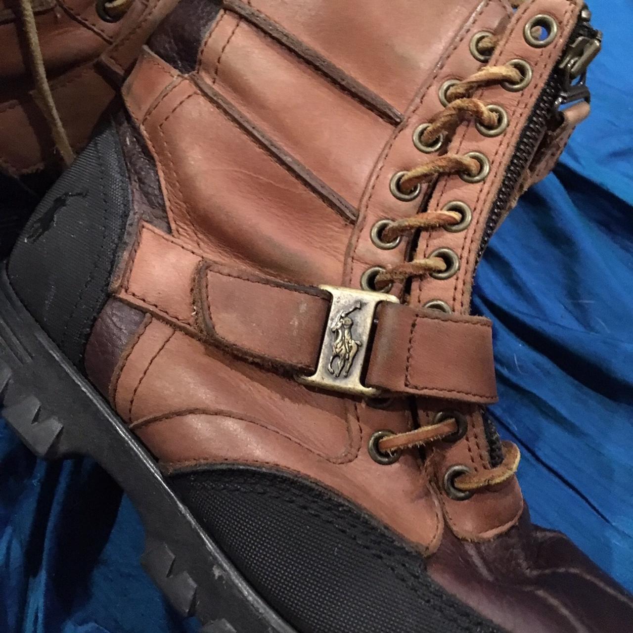 polo ralph lauren leather boots