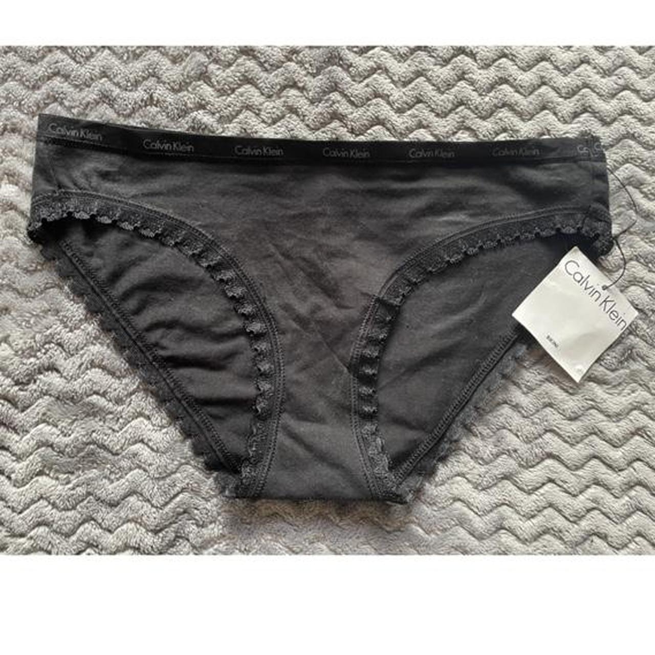 Calvin Klein Women's Black Panties Depop