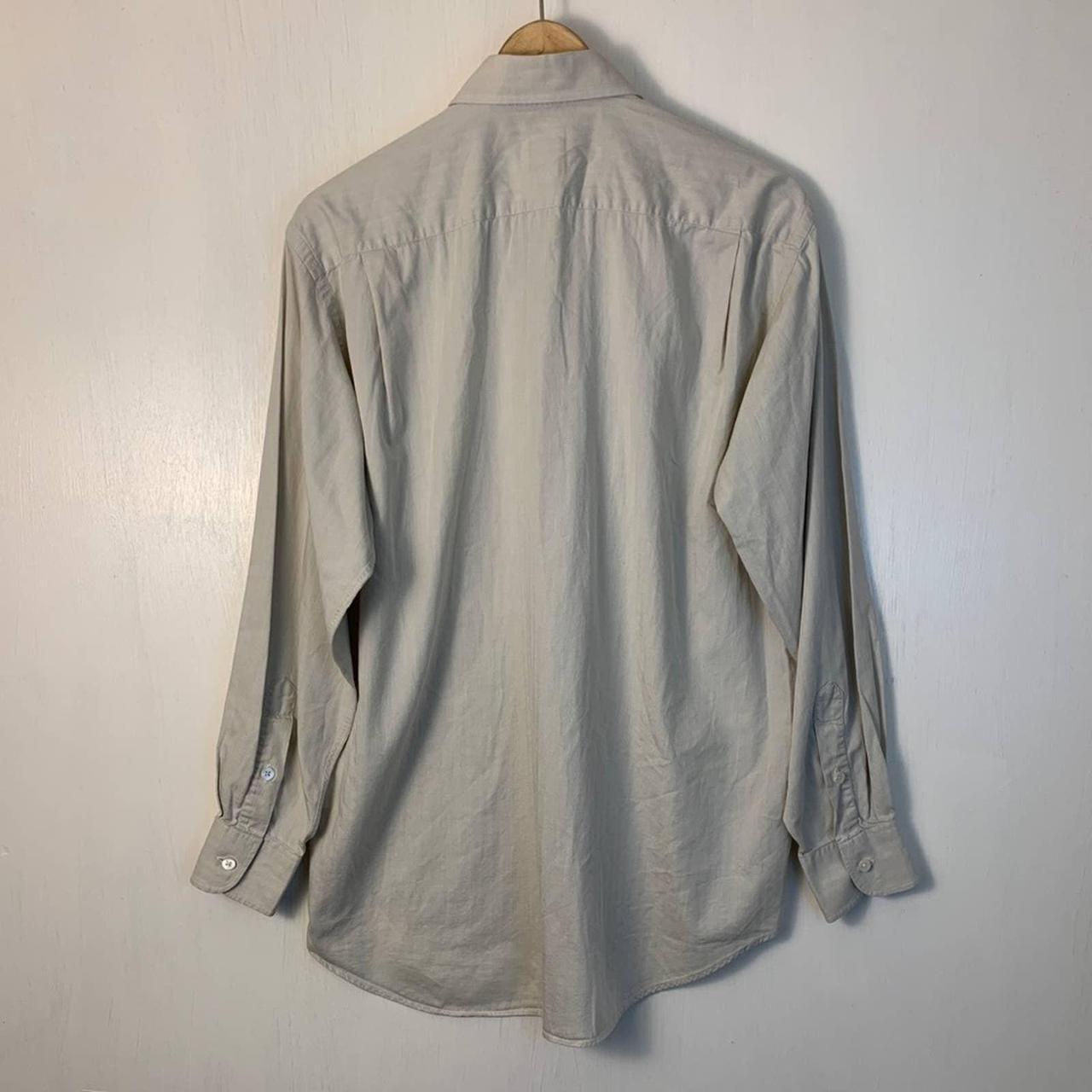 Lanvin Paris Button Down Shirt Pre-owned Condition:... - Depop