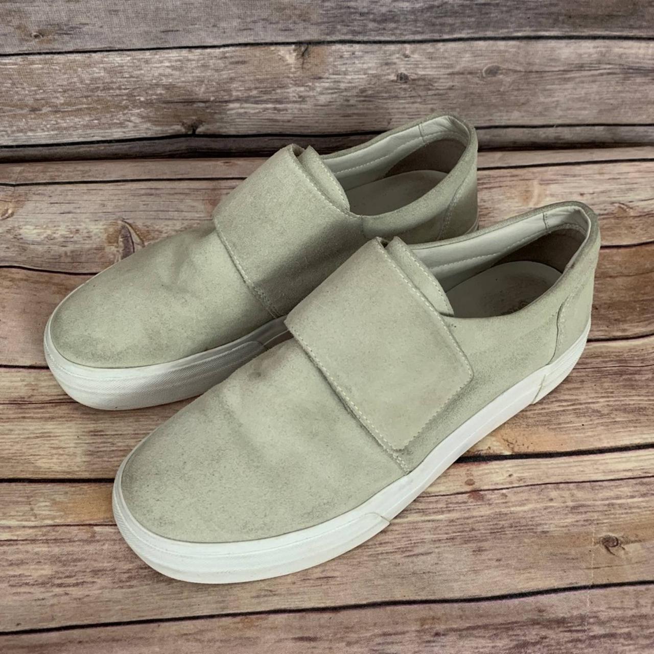 Vince cage hot sale suede sneakers