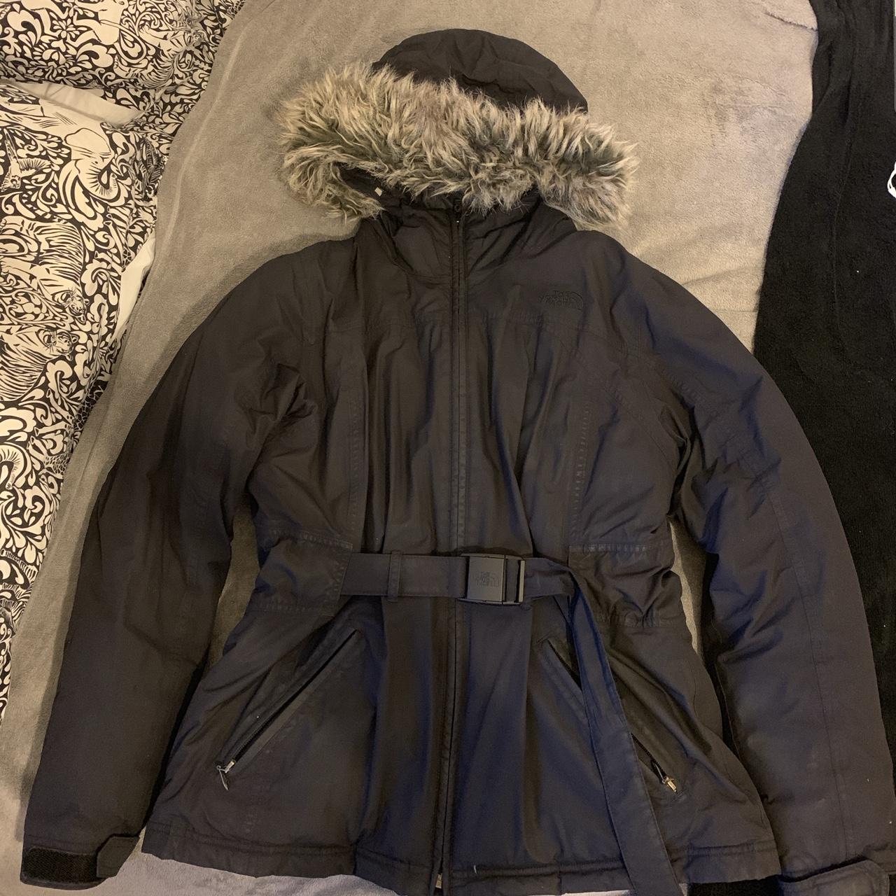 North face women's sales belted coat