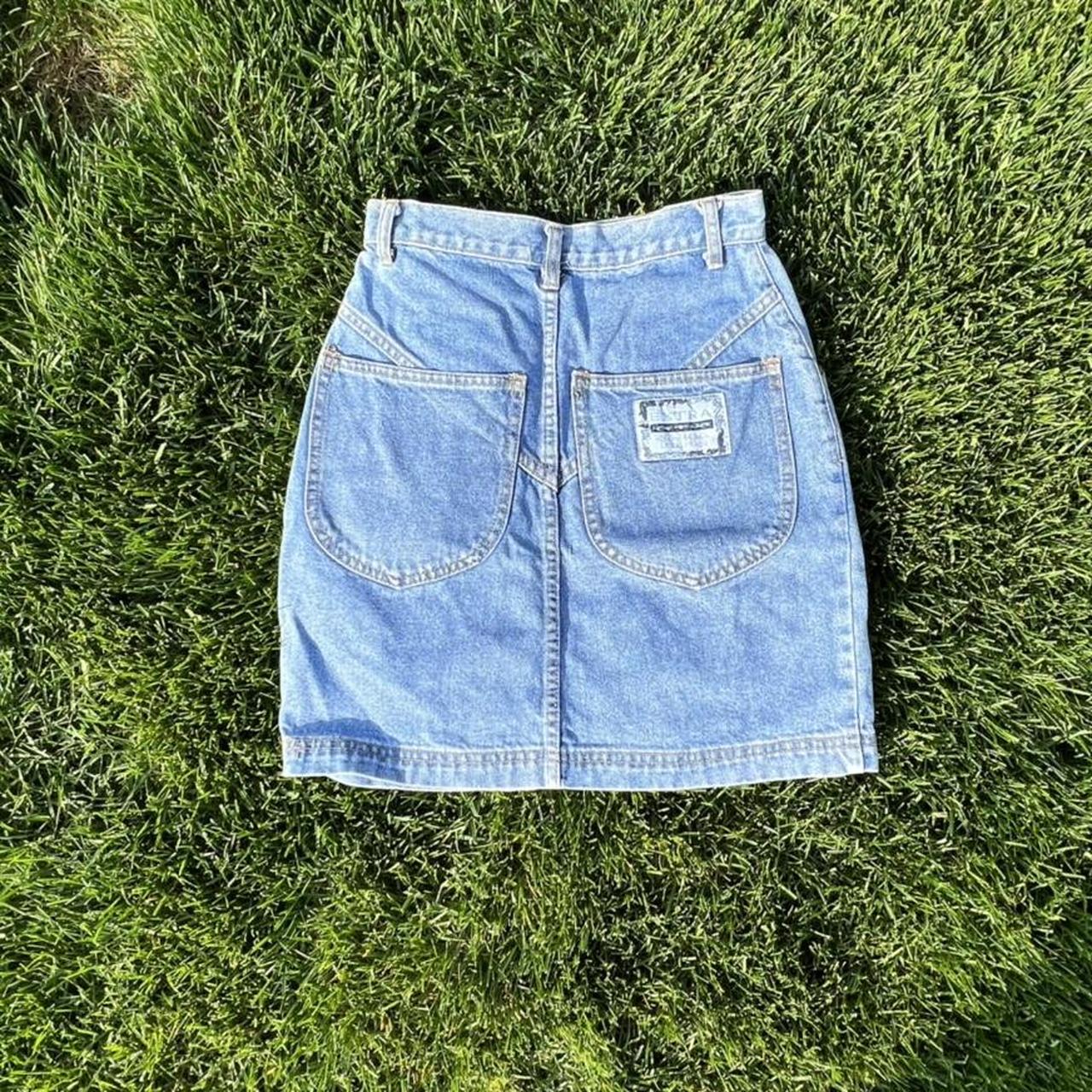 Women's Blue Skirt Depop