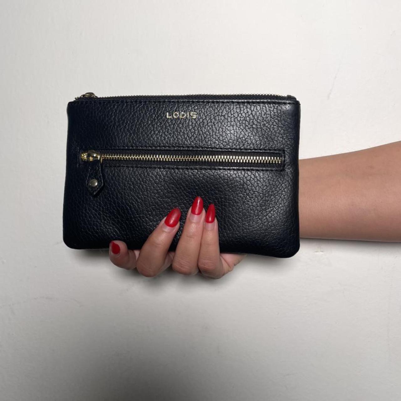 Nordstrom Women's Black and Gold Wallet-purses | Depop