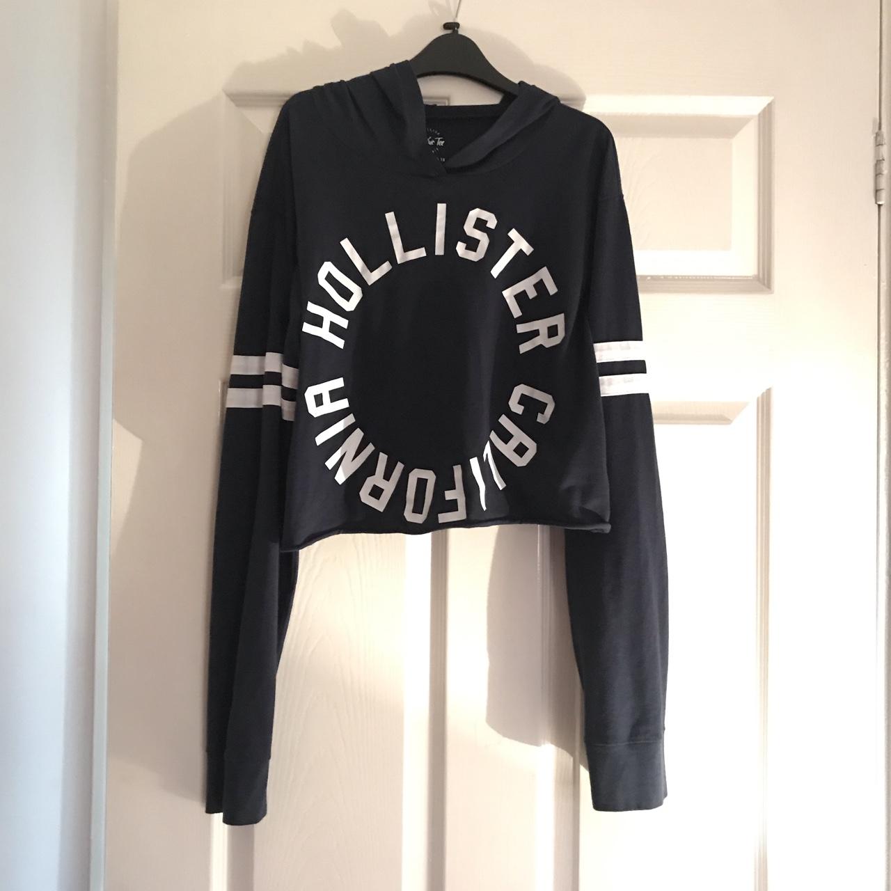 Crop top 2025 hoodie hollister