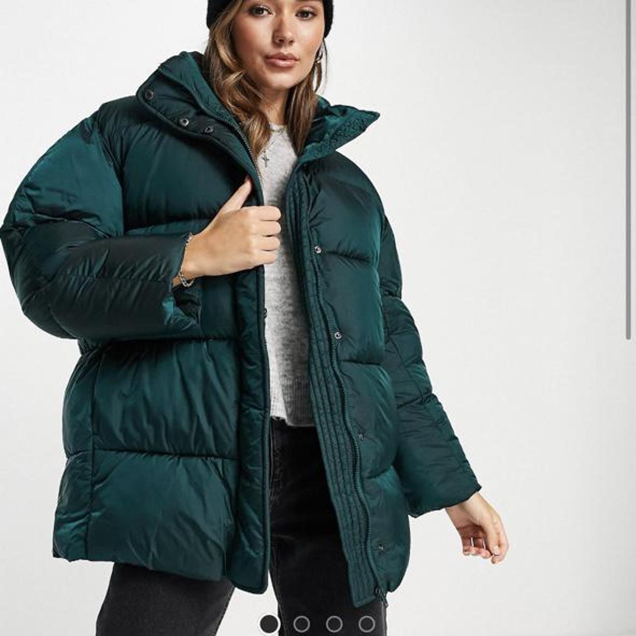 ASOS DESIGN luxe oversized puffer jacket Depop