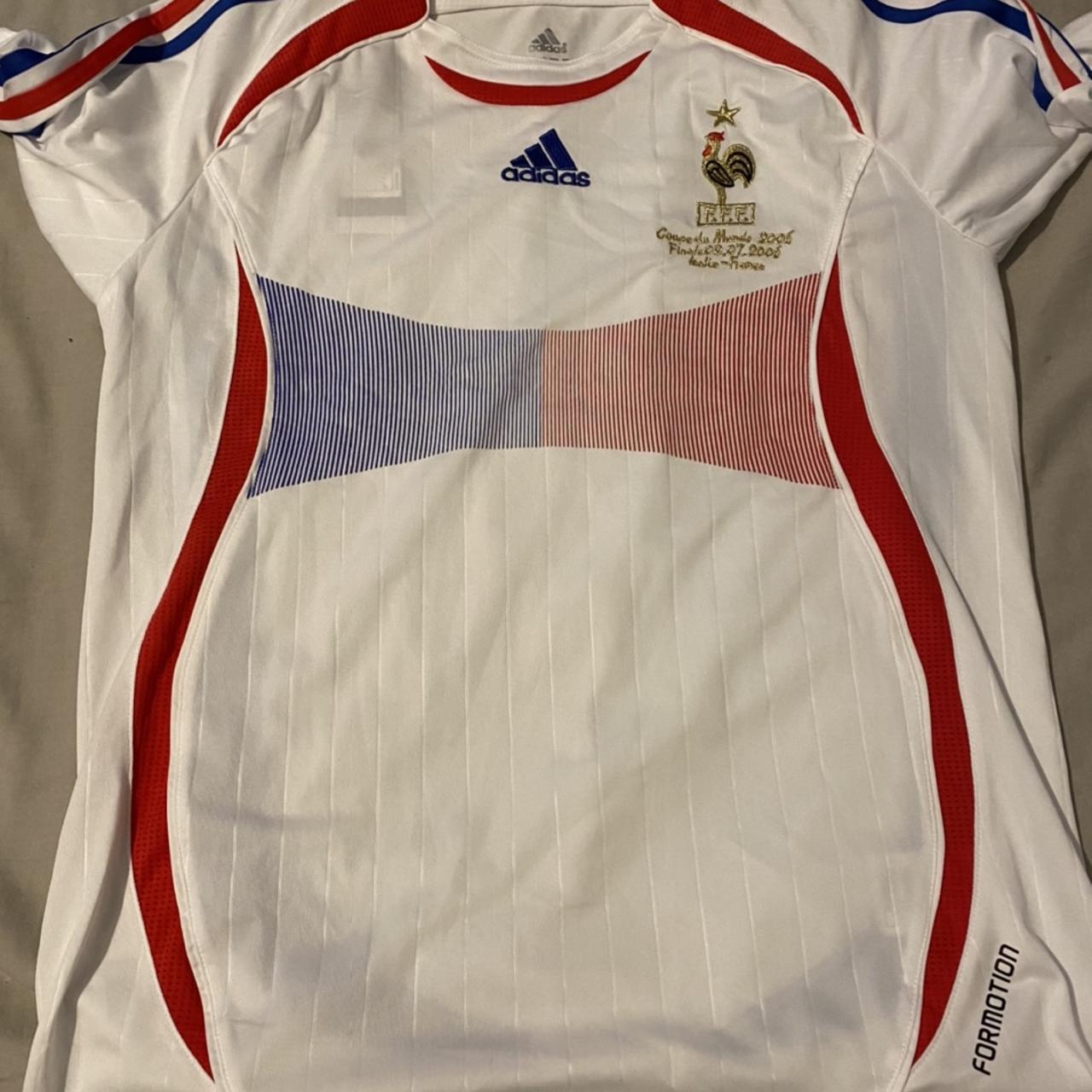 Official Adidas France 2006 Away Shirt, Has the... - Depop