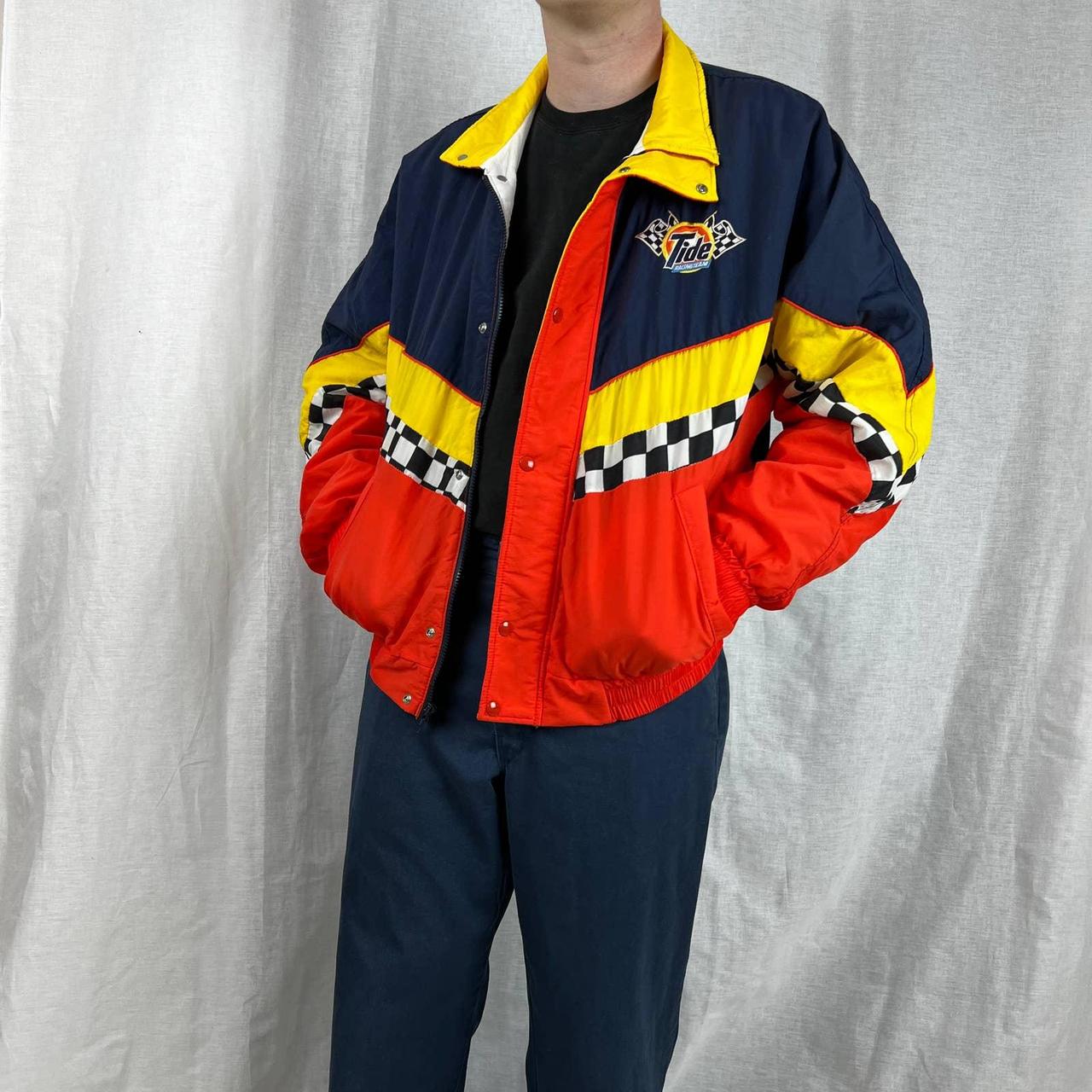 Vintage 90s Tide Racing Jacket Made in USA Size... Depop