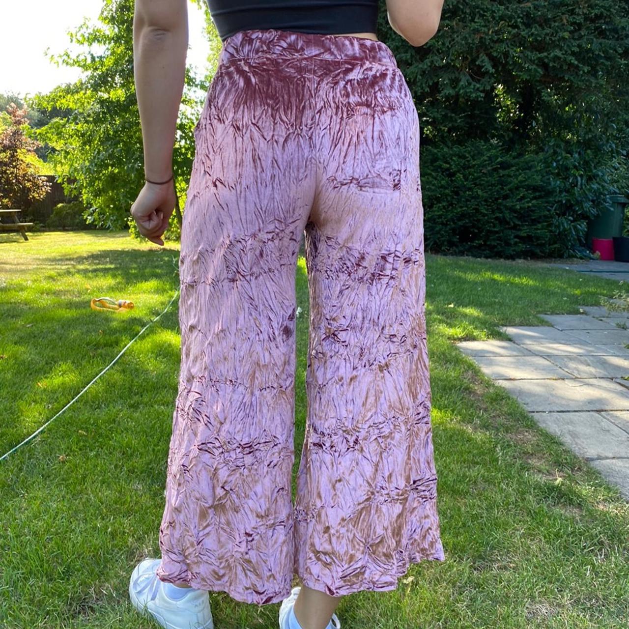 Pink Velvet Suit Pants  Womens Two Piece Sets  ROOLEE