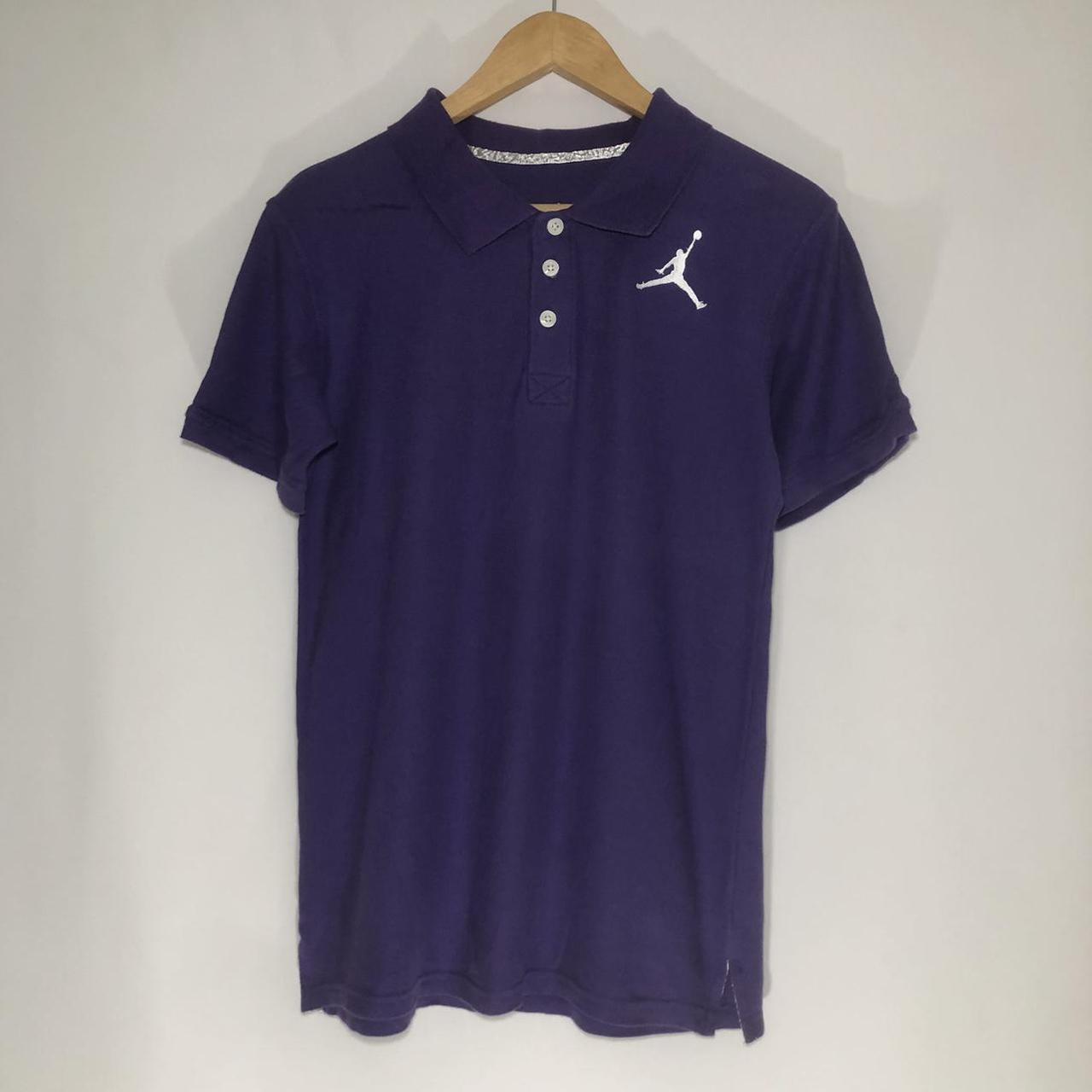 AIR JORDAN JUMPMAN XL (20) PURPLE POLO Brand: Jordan... - Depop