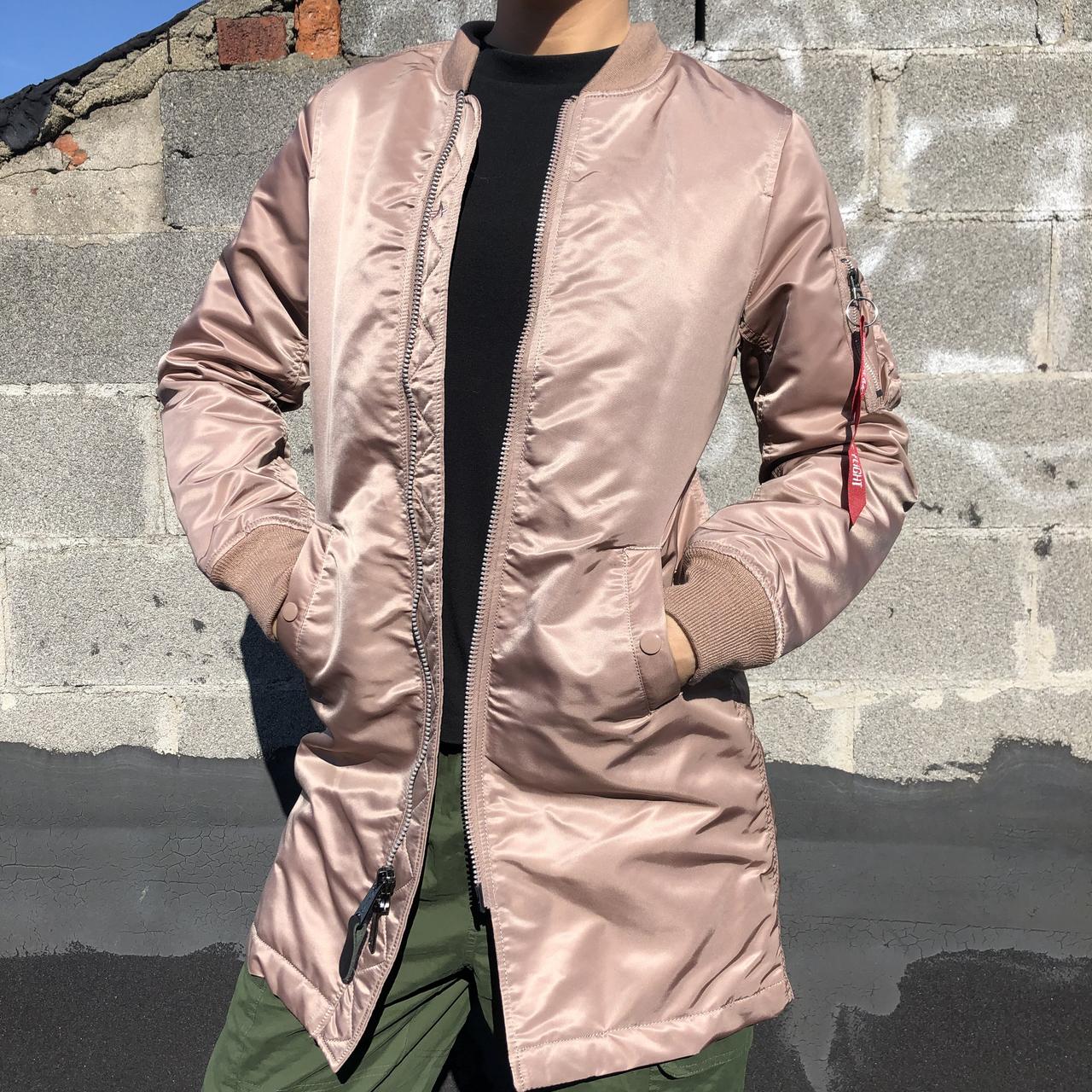 BRAND NEW ALPHA INDUSTRIES MAUVE BOMBER WITH Depop