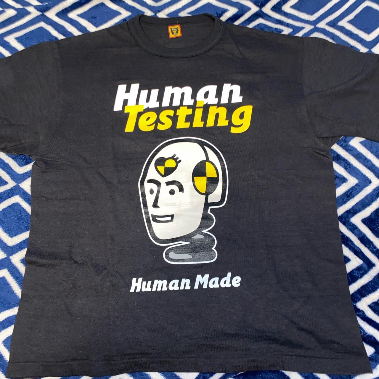 2XL・黒 human made HUMAN TESTING T-SHIRT foodclique.org