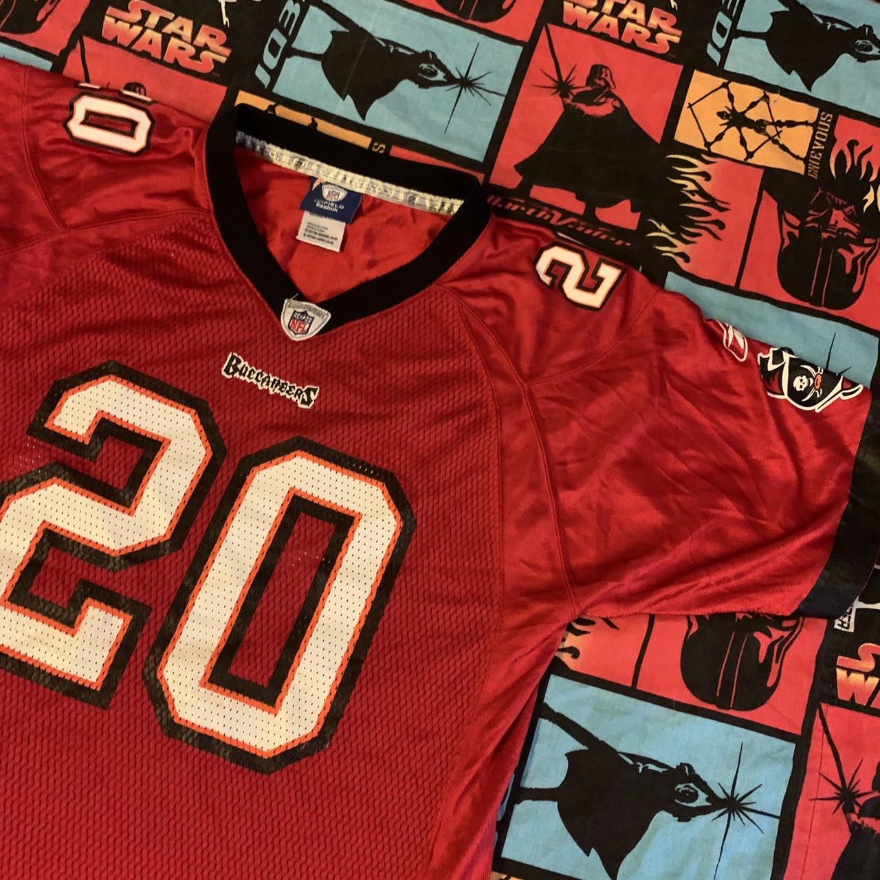 Ronde Barber Tampa Bay Buccaneers authentic Reebok red triple