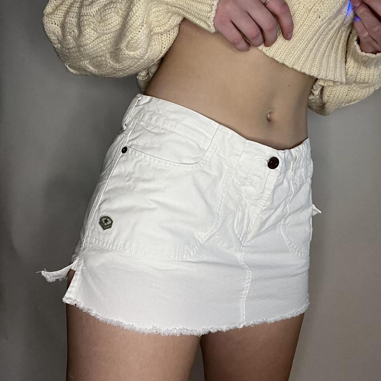 Abercrombie & Fitch Women's White Skirt (2)