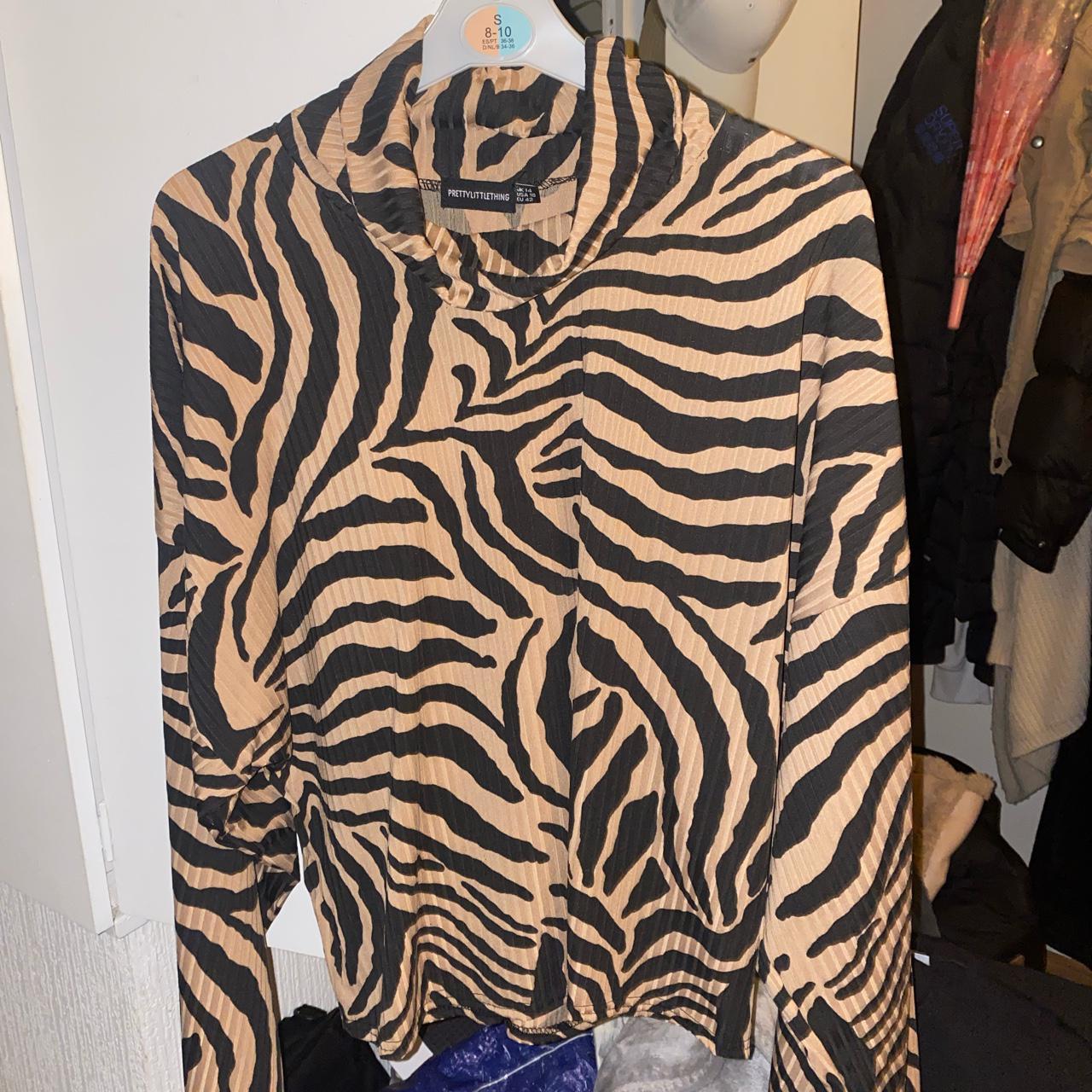 pretty little thing animal print shirt