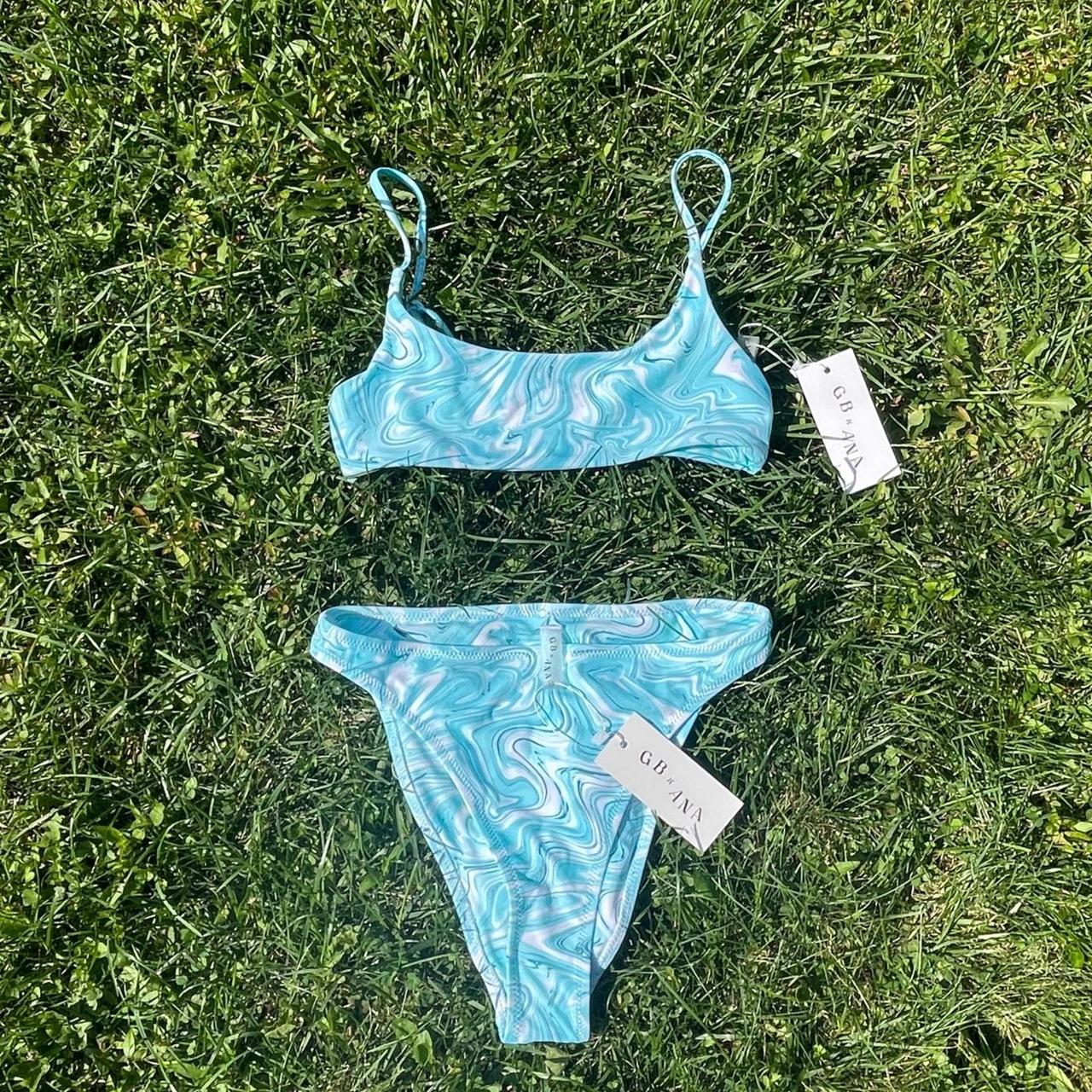 Grey Bandit GB x Ana matching bikini🌴 Adorable blue... Depop