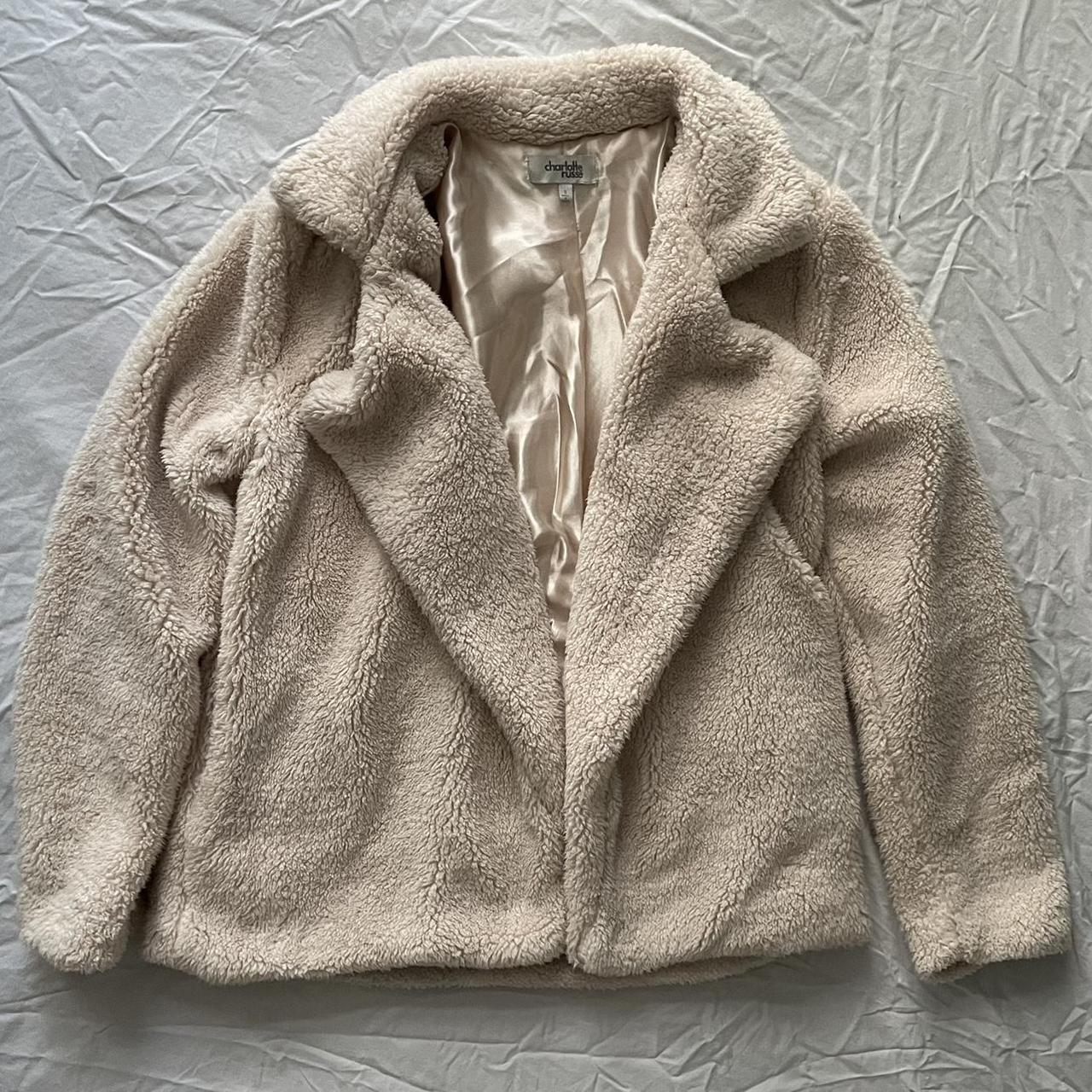 Charlotte russe fur on sale coat