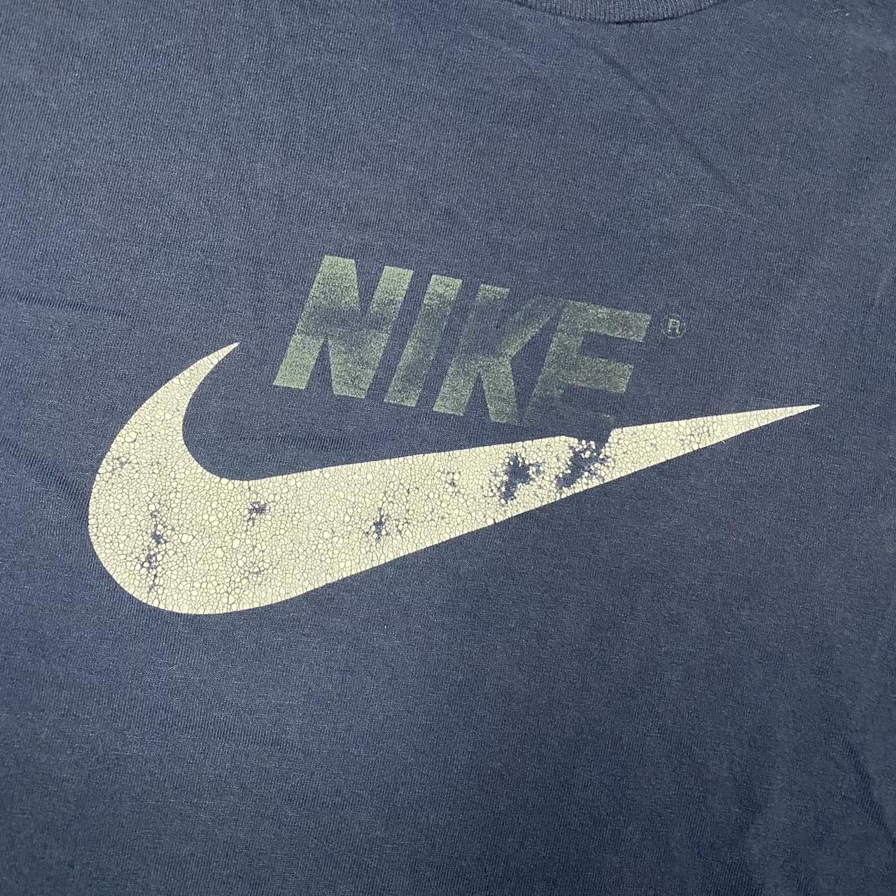 Vintage 90s Nike Swoosh T-shirt Single stitch, Made... - Depop