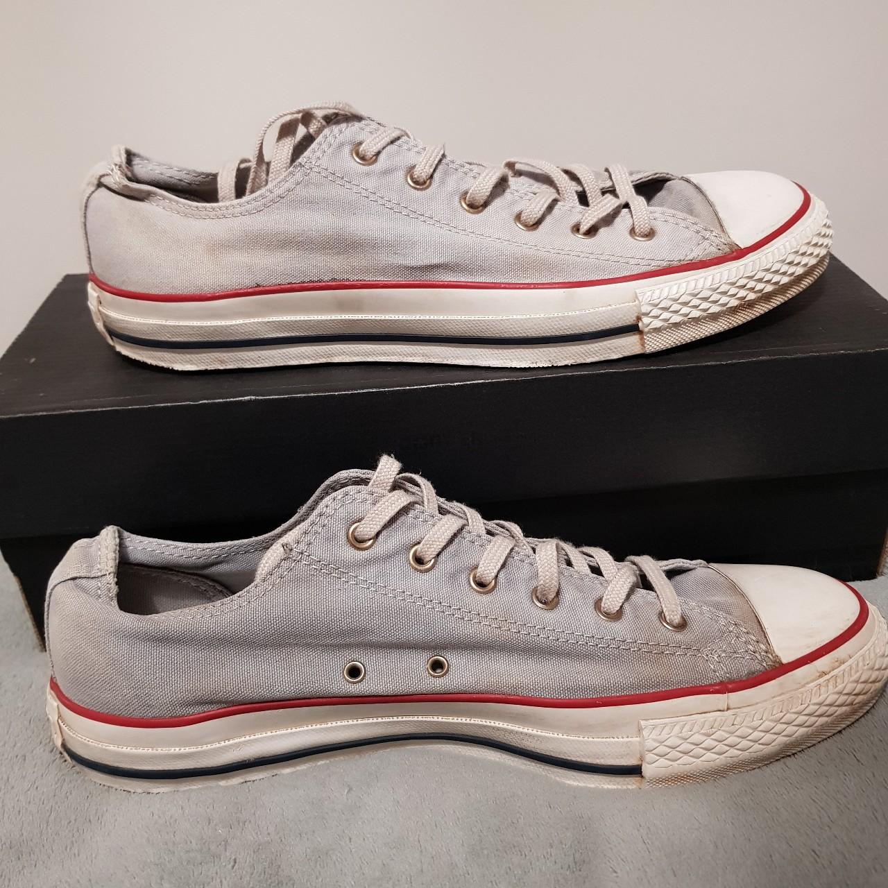Neuropathie cafetaria Sicilië CONVERSE 'WELL WORN' COLLECTION GREY Size 7 THESE... - Depop