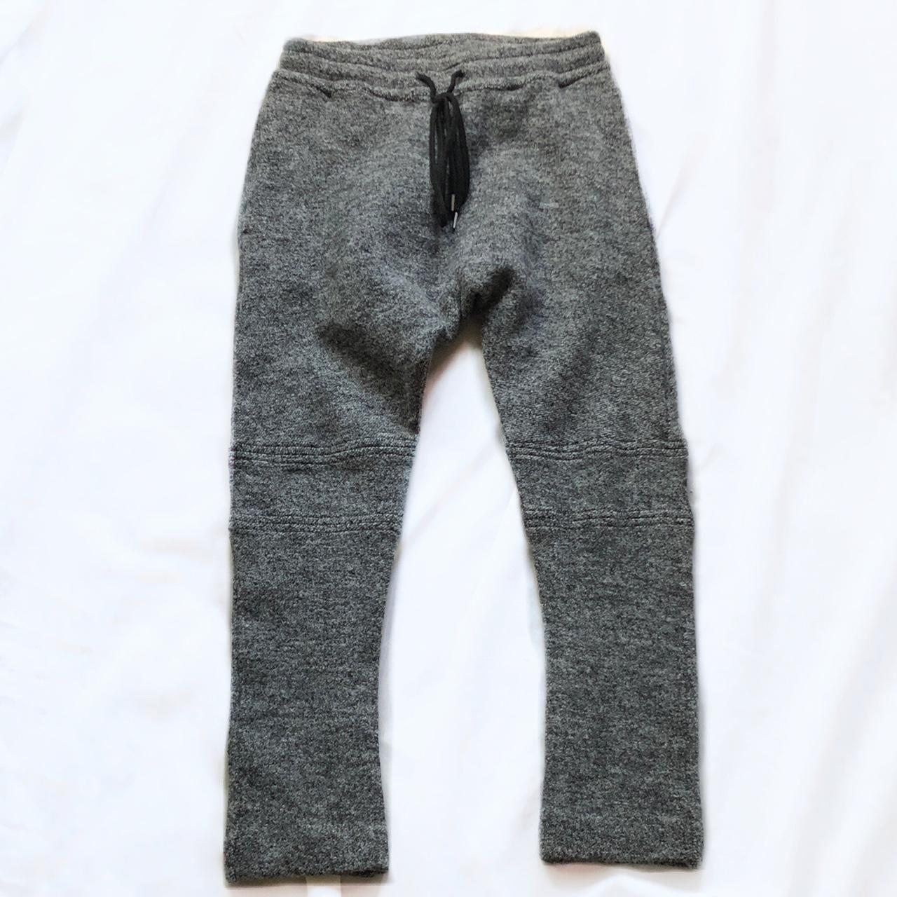 Product Image 1 - bassike wool sweatpants 

gray wool