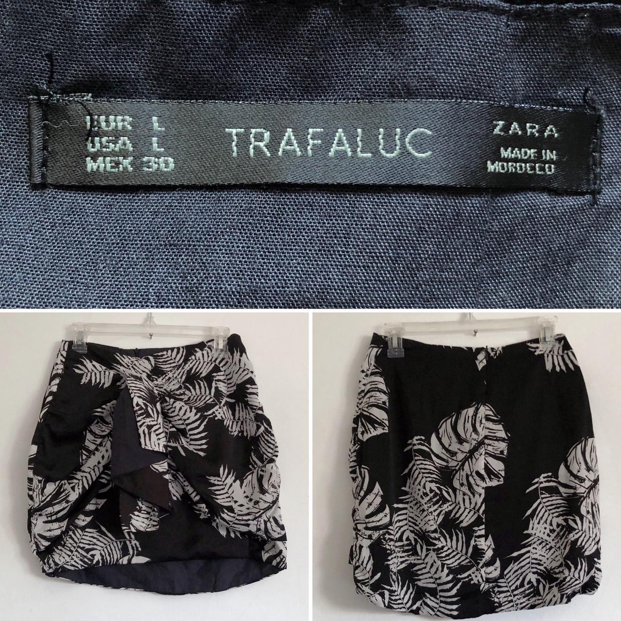 Zara Women's Black and White Skirt (3)