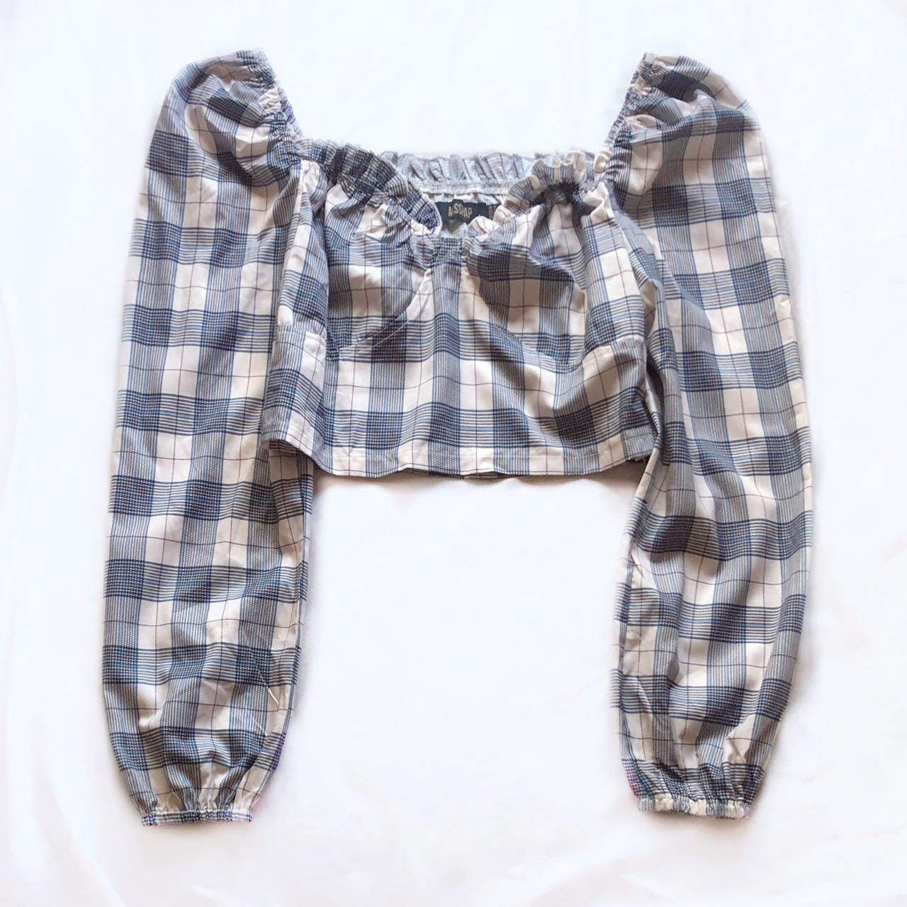 Product Image 1 - miss pap plaid crop top
lightweight