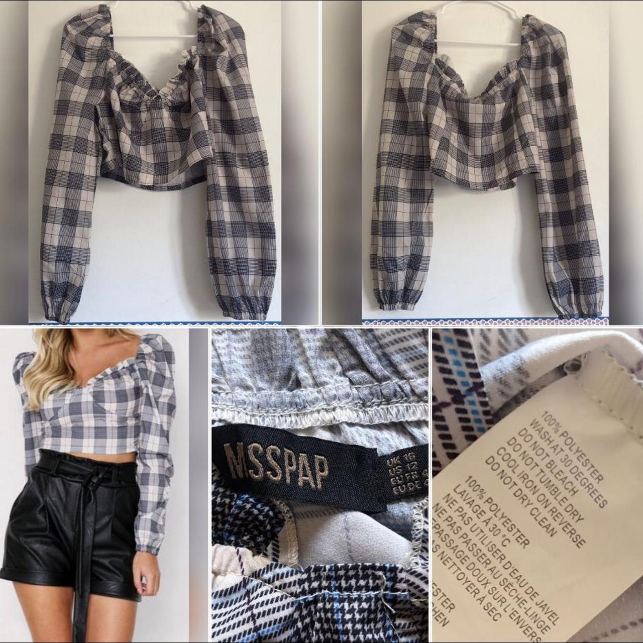 Product Image 4 - miss pap plaid crop top

lightweight