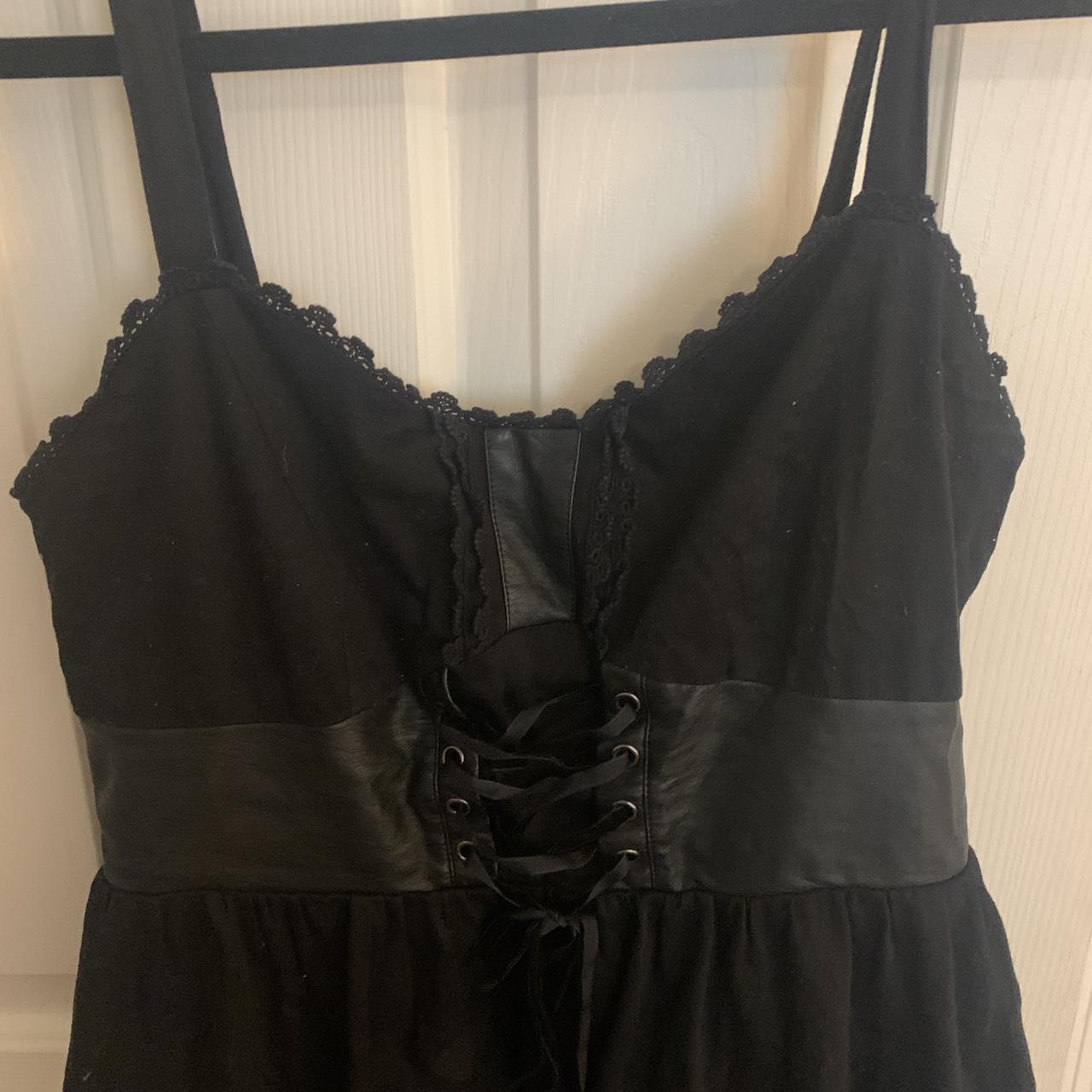 Hot Topic Women's Black Dress | Depop