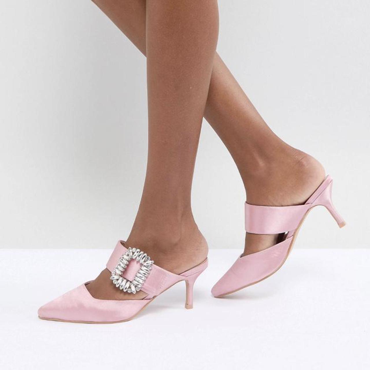 Product Image 4 - true decadence satin pink mules/kitten