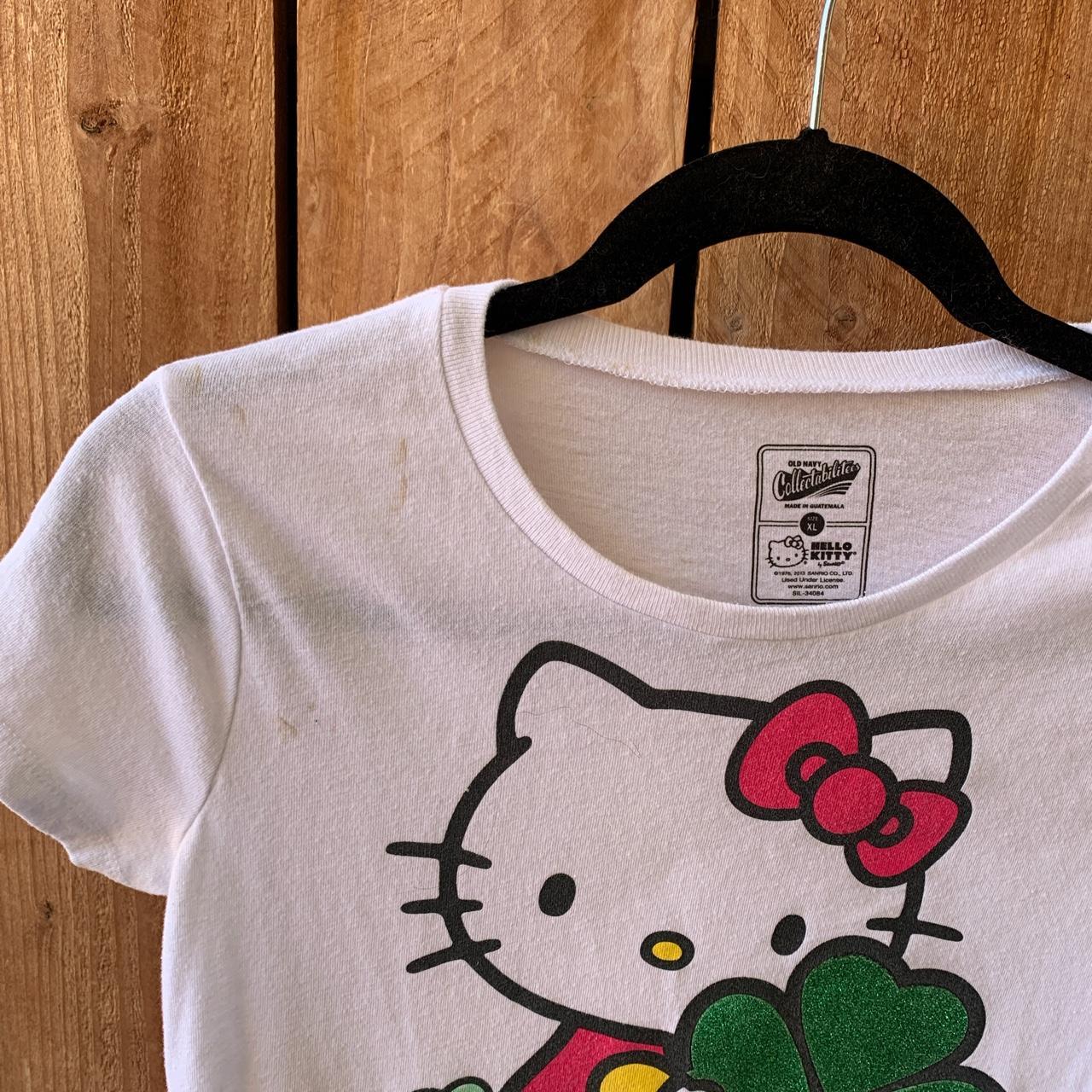 Hello Kitty Tee Size XL kids Slight flaws Depop