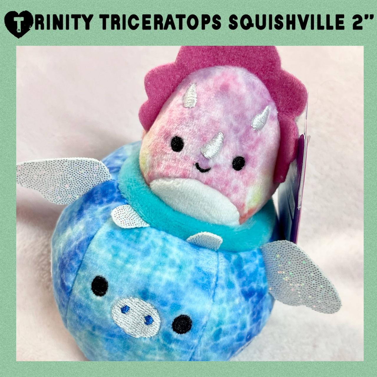 trinity the triceratops squishmallow