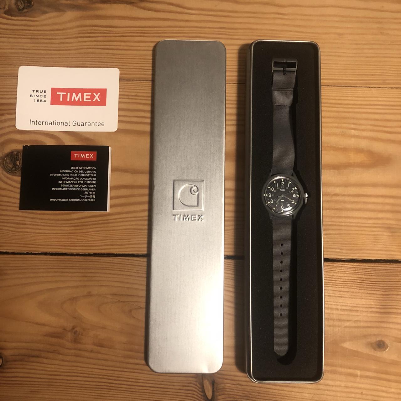 SOLD Timex x Carhartt WIP Military Watch Brand Depop