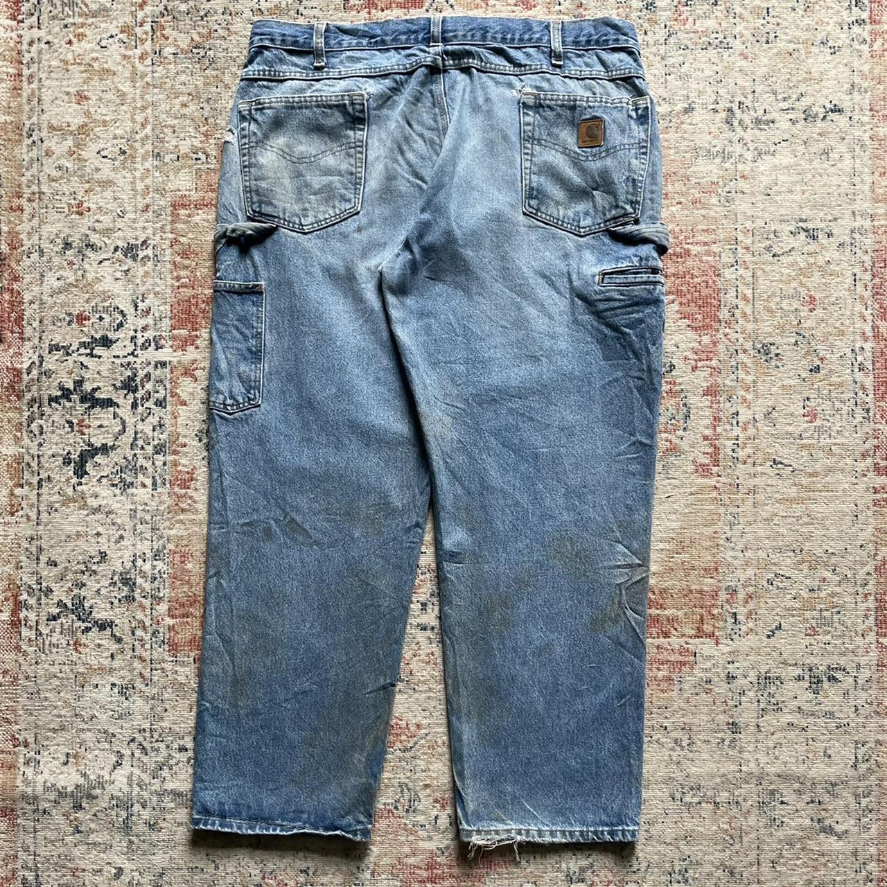 Carhartt jeans Vintage Carhartt carpenter denim... - Depop