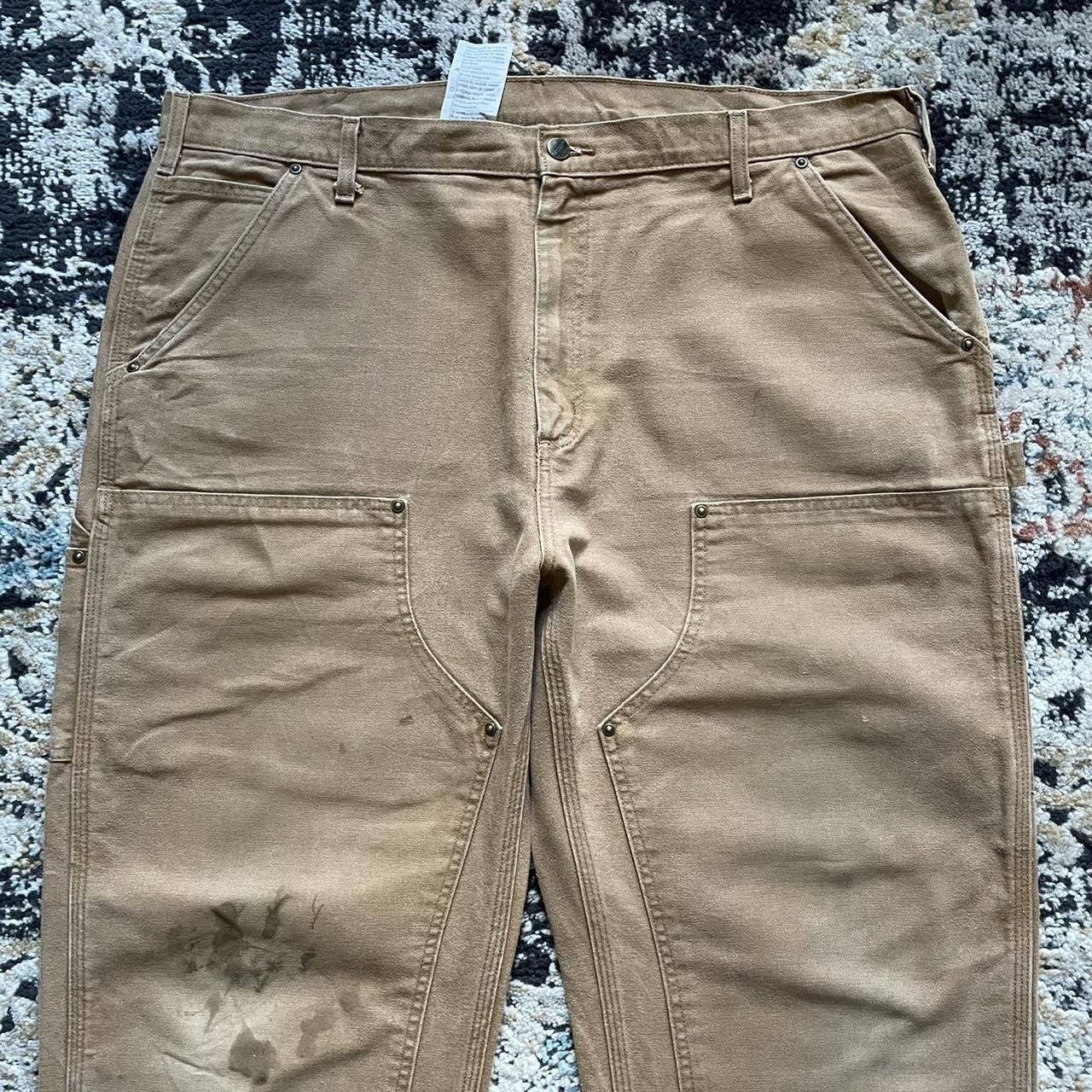 Carhartt pants Vintage Carhartt double knee... - Depop