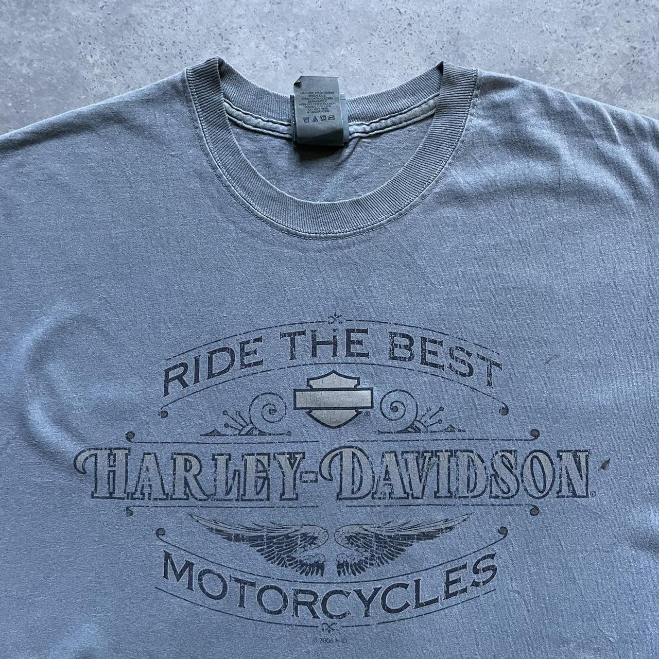 Harley Davidson tshirt Vintage 90s Harley Davidson... - Depop