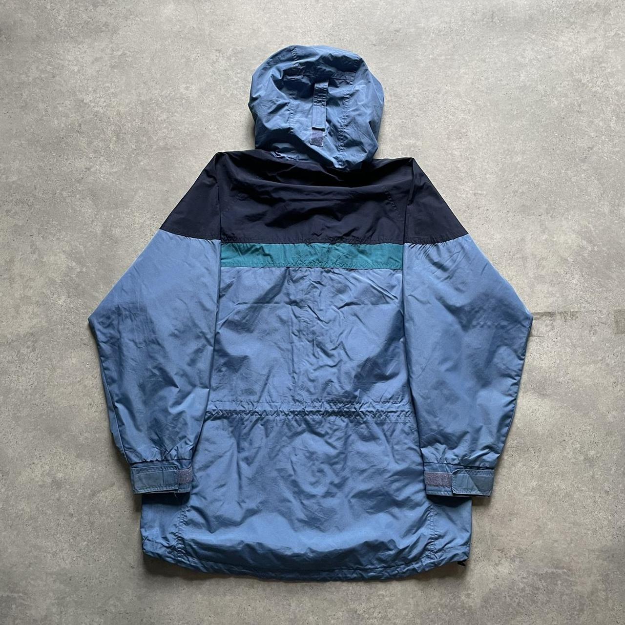 Columbia jacket 90s columbia rain coat in a two... - Depop