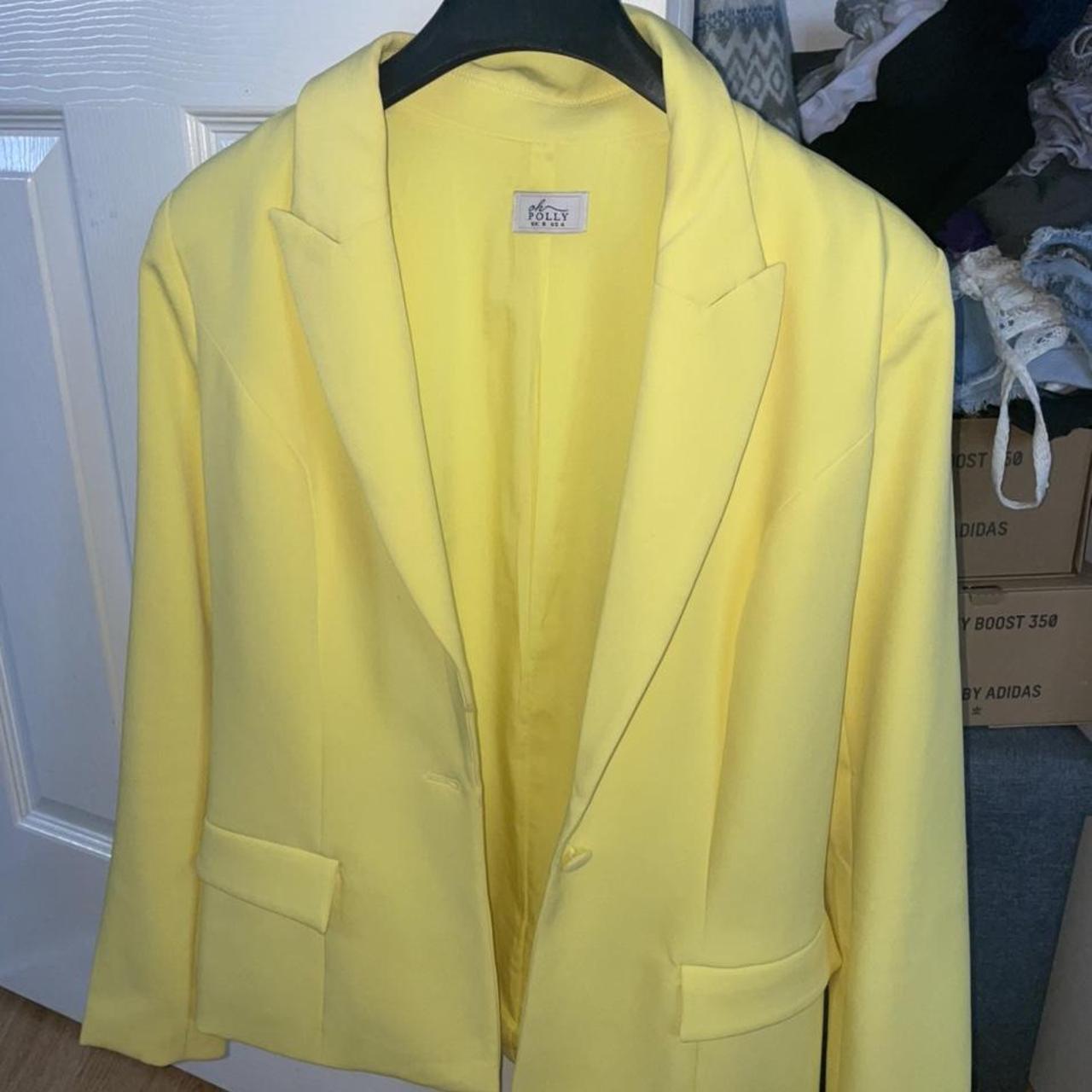 Yellow oh polly blazer Only worn coupe times Great... Depop