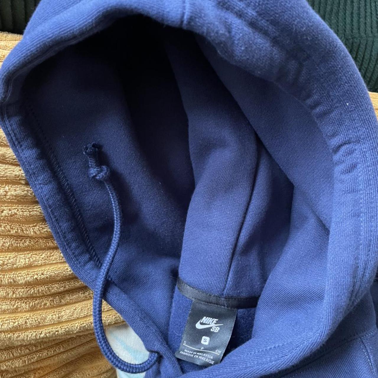 Solid Navy Nike SB hoodie. Heavyweight and durable!... Depop