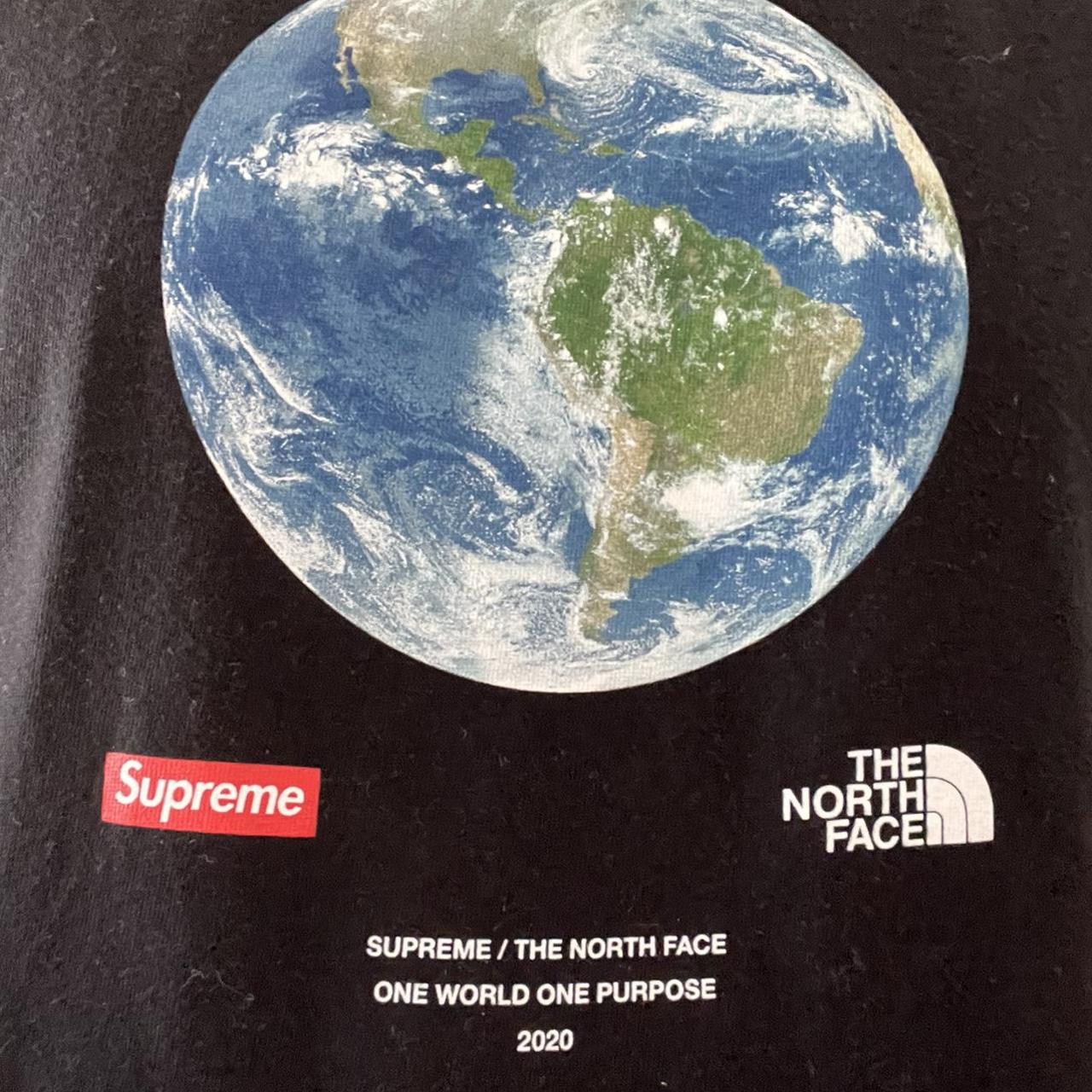 Supreme x North Face one world t shirt. Size medium.