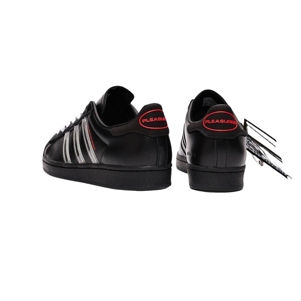pleasures x adidas superstar sneakers