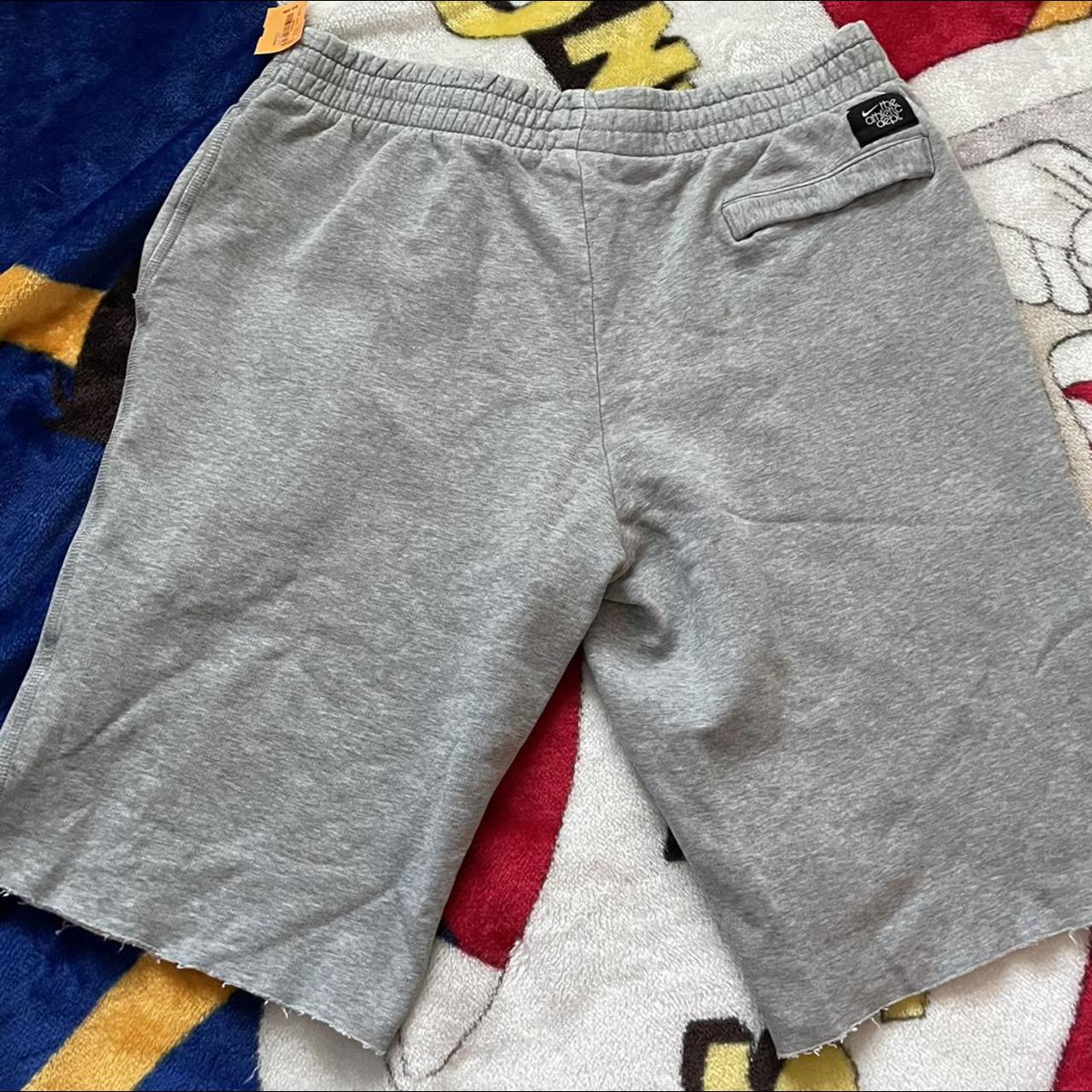 Vintage nike grey sweat shorts used in excellent... - Depop