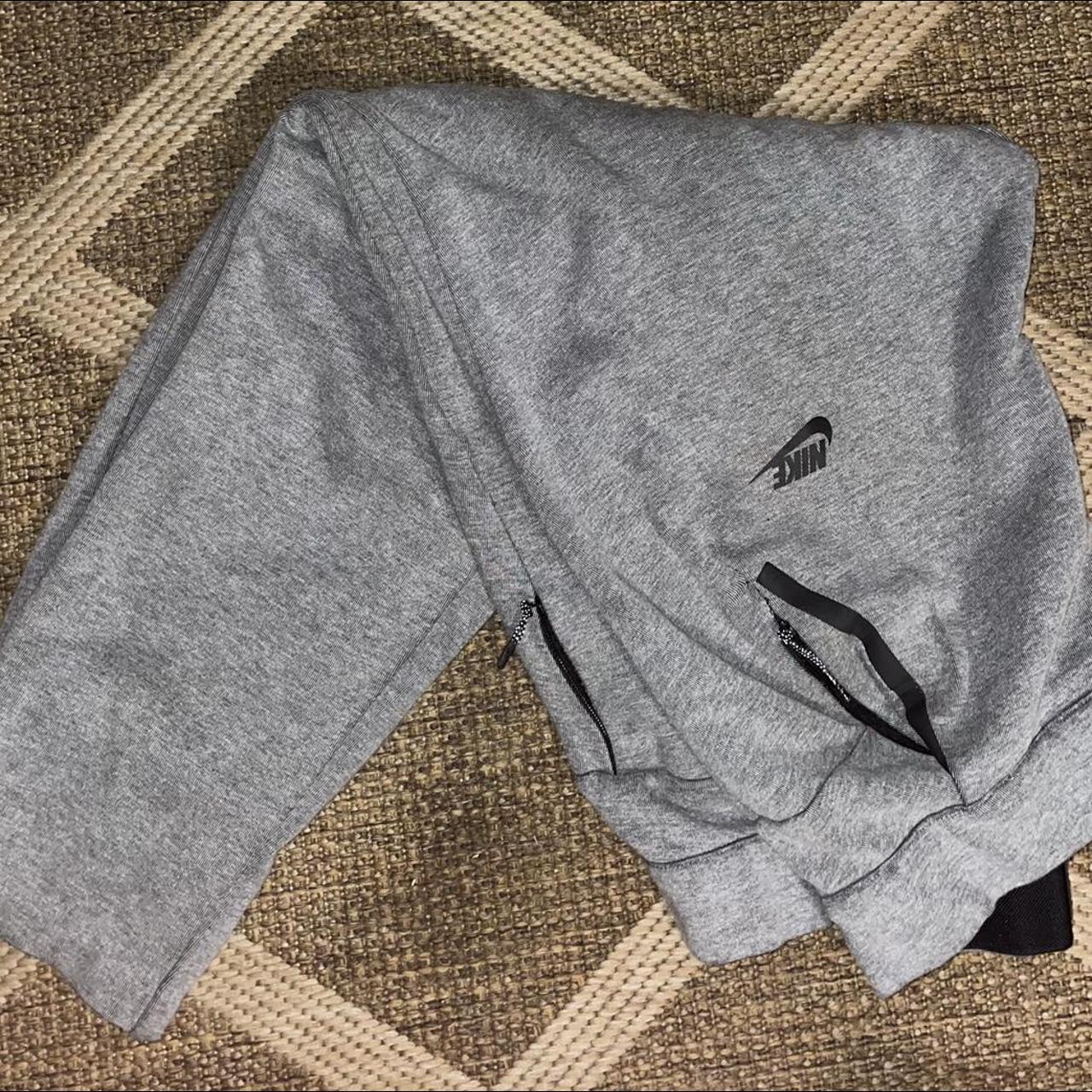 Nike vintage straight leg tech fleece pants used in... - Depop