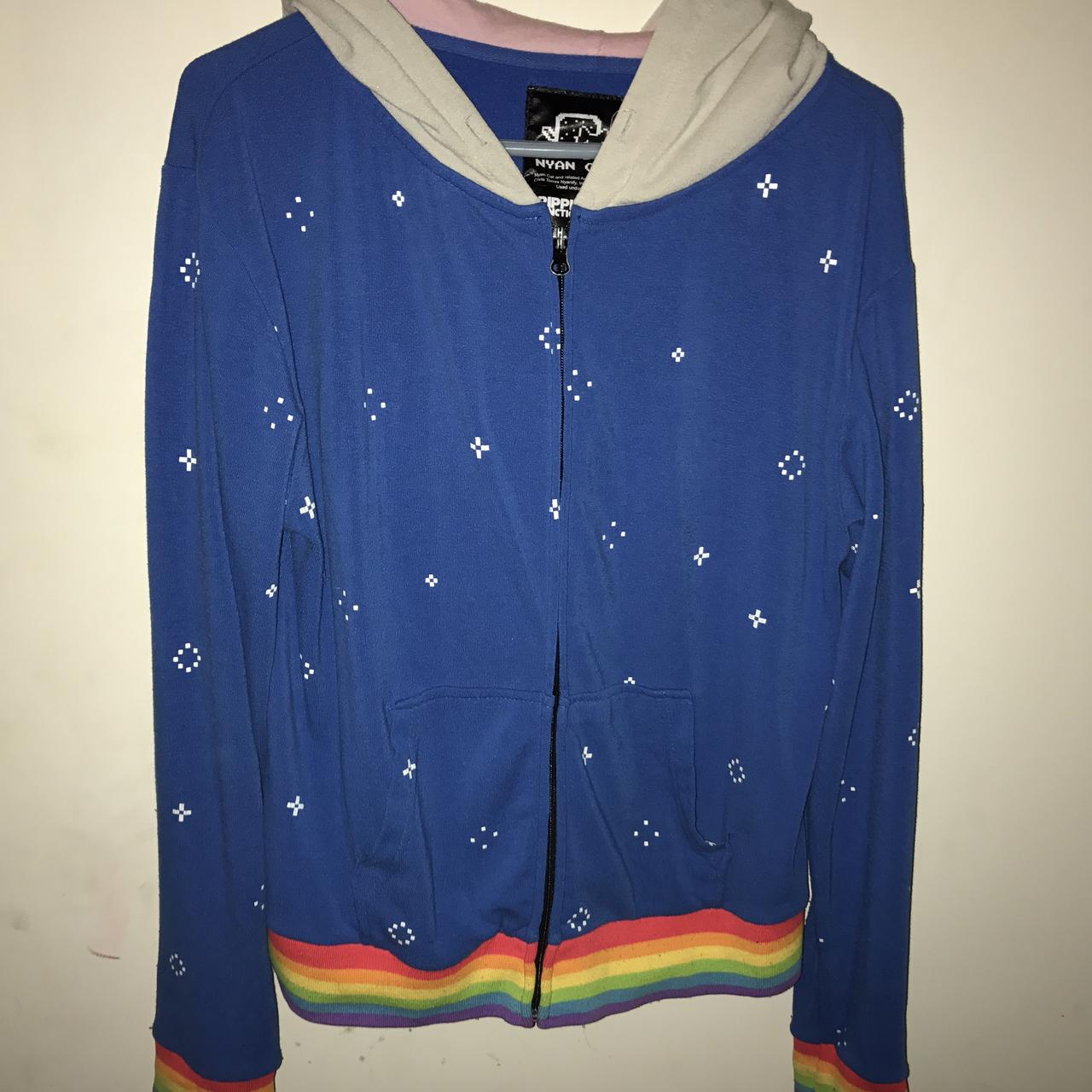 Nyan cat hoodie; old but in good condition - Depop