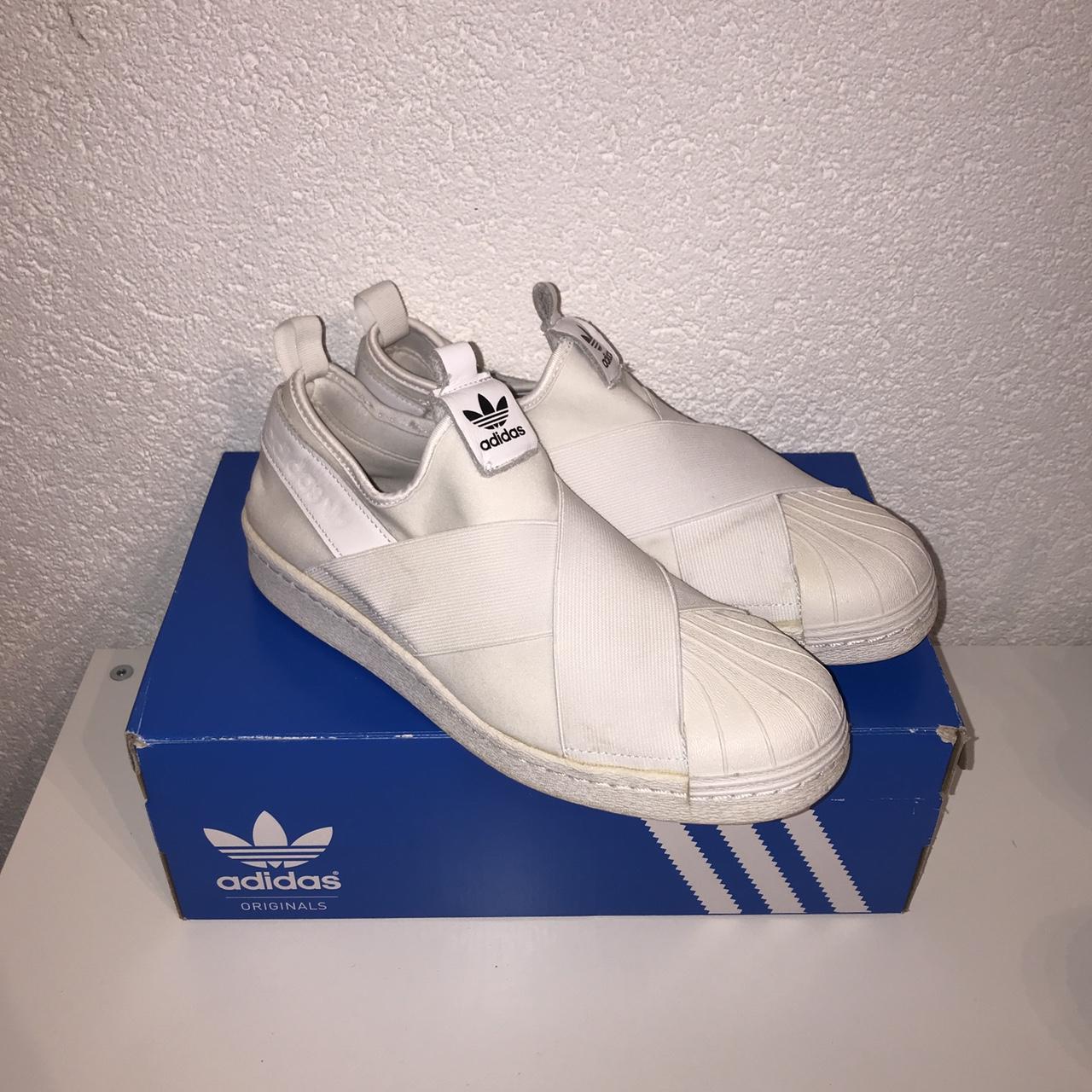 superstar slip on size 8