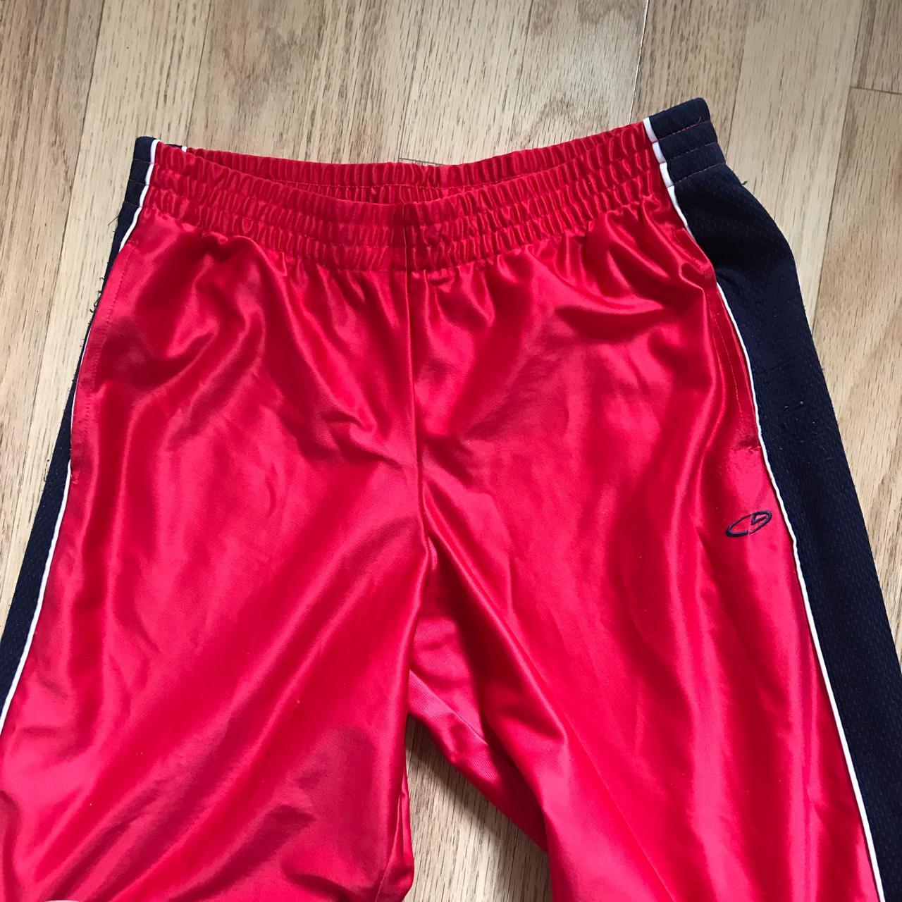 Champion red trackies So cool!! Size XL but fit me... - Depop