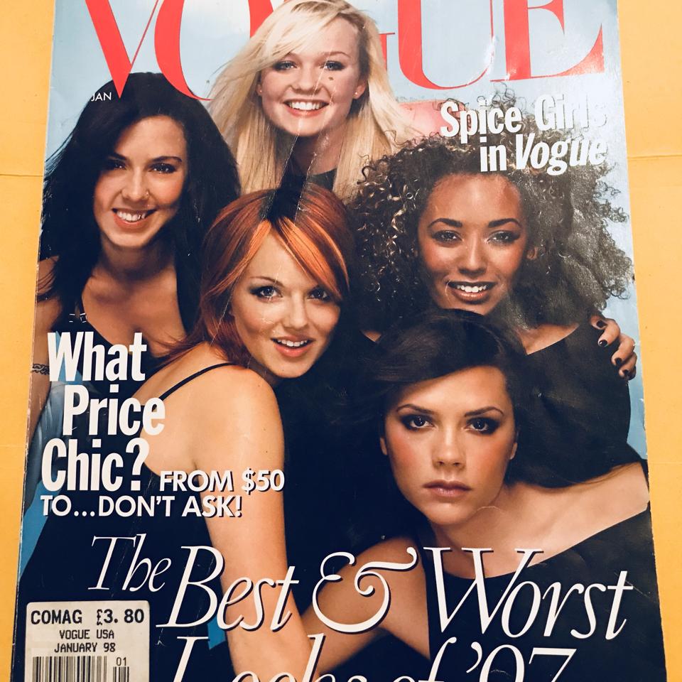 🔥Spice girls 1998 Vogue magazine🔥 USA edition - Depop