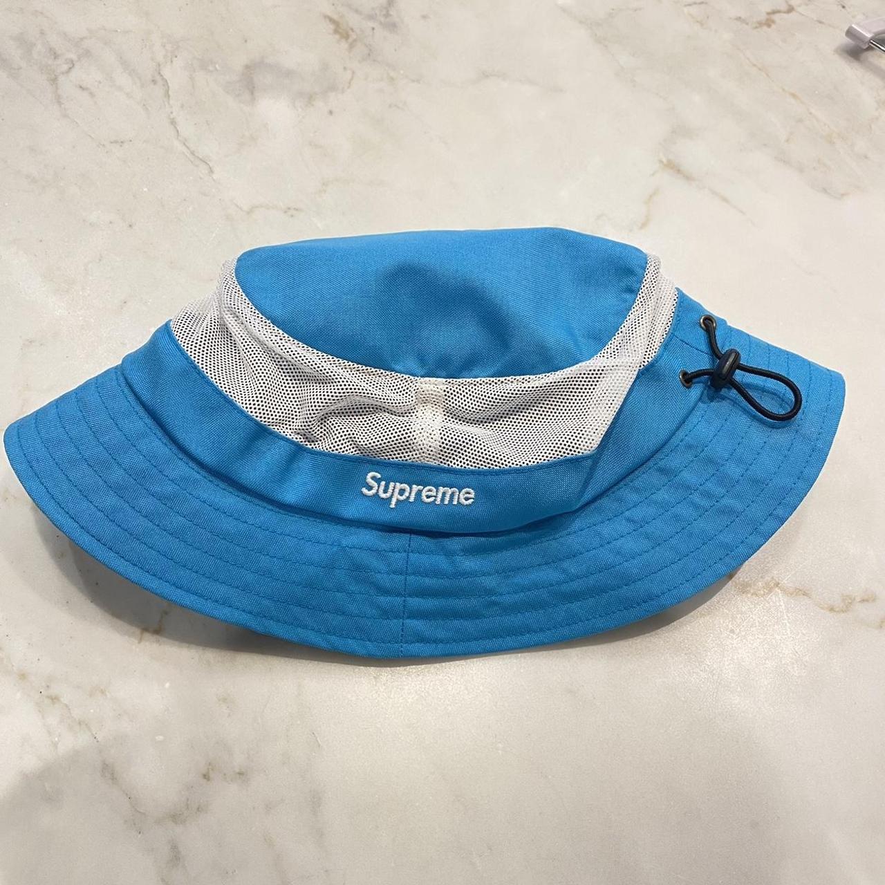 blue supreme bucket hat