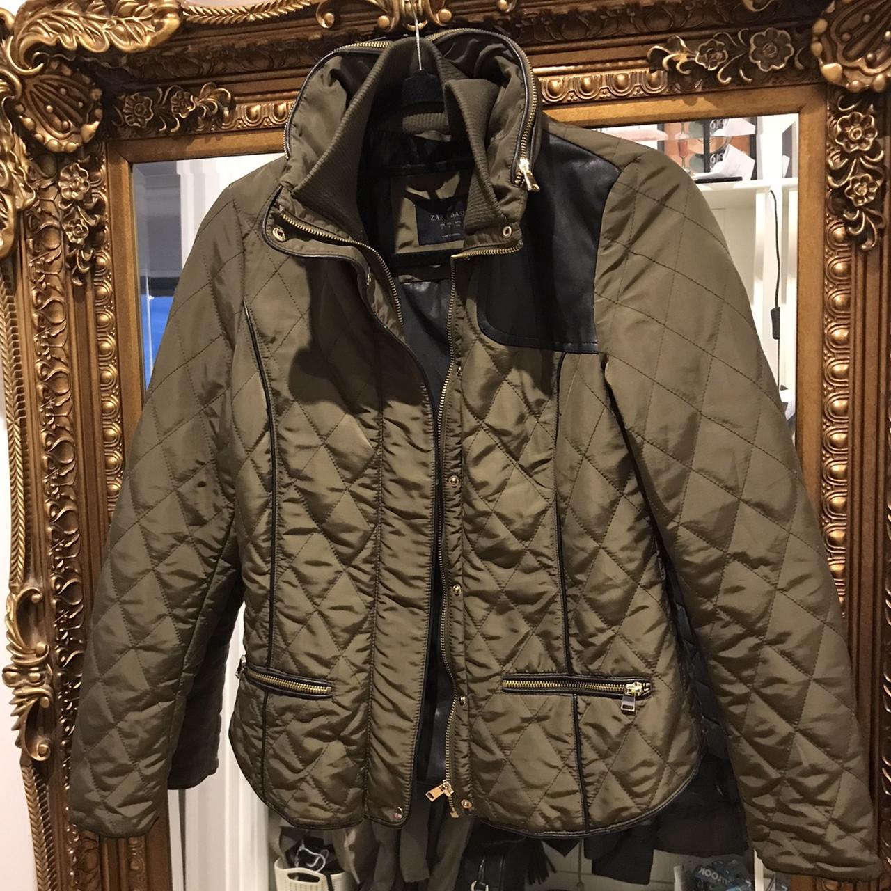 zara barbour style jacket