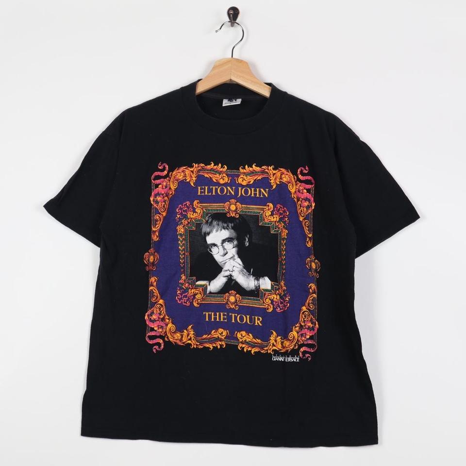 elton john versace tour shirt